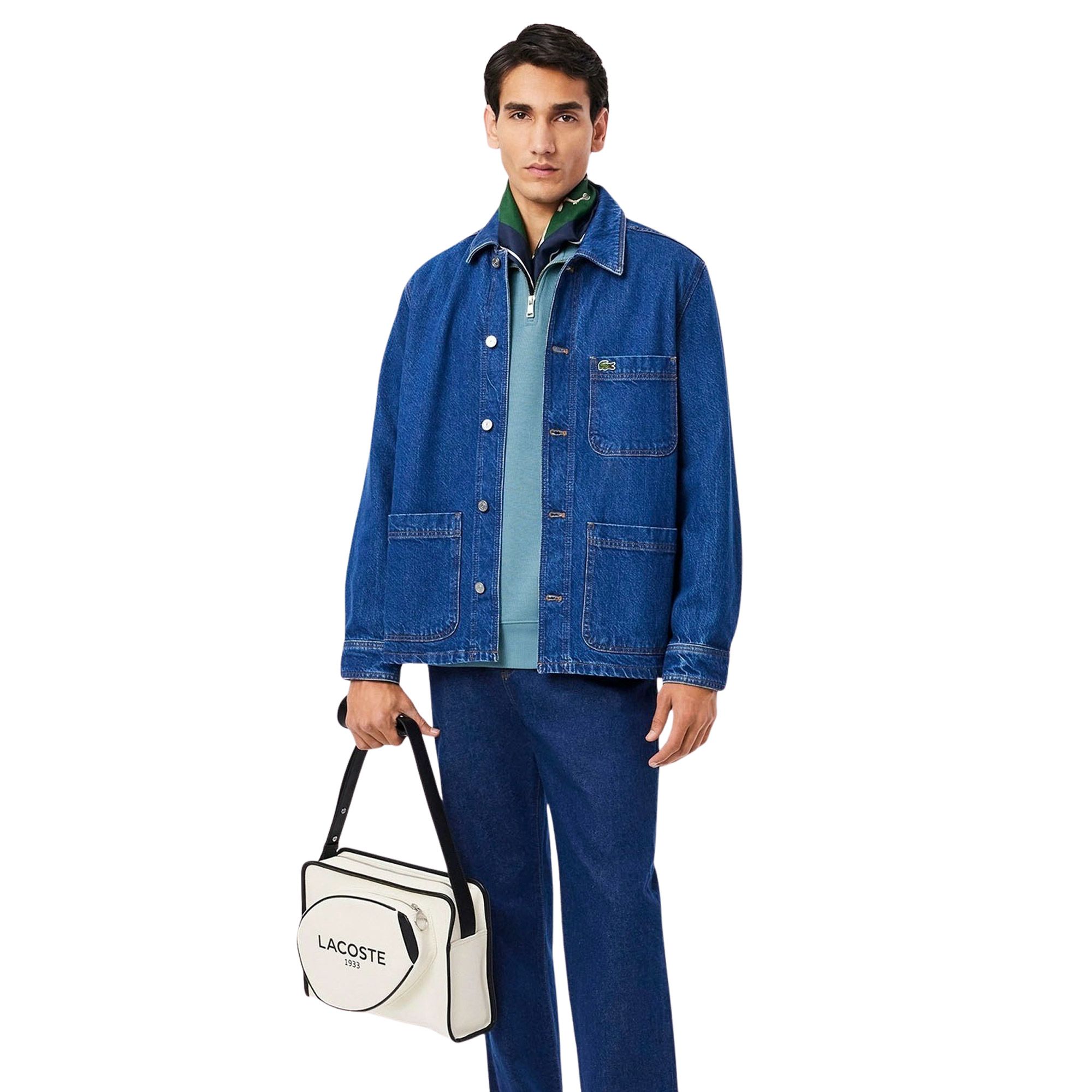 Lacoste Zip Stand-Up Collar Sweater Heren