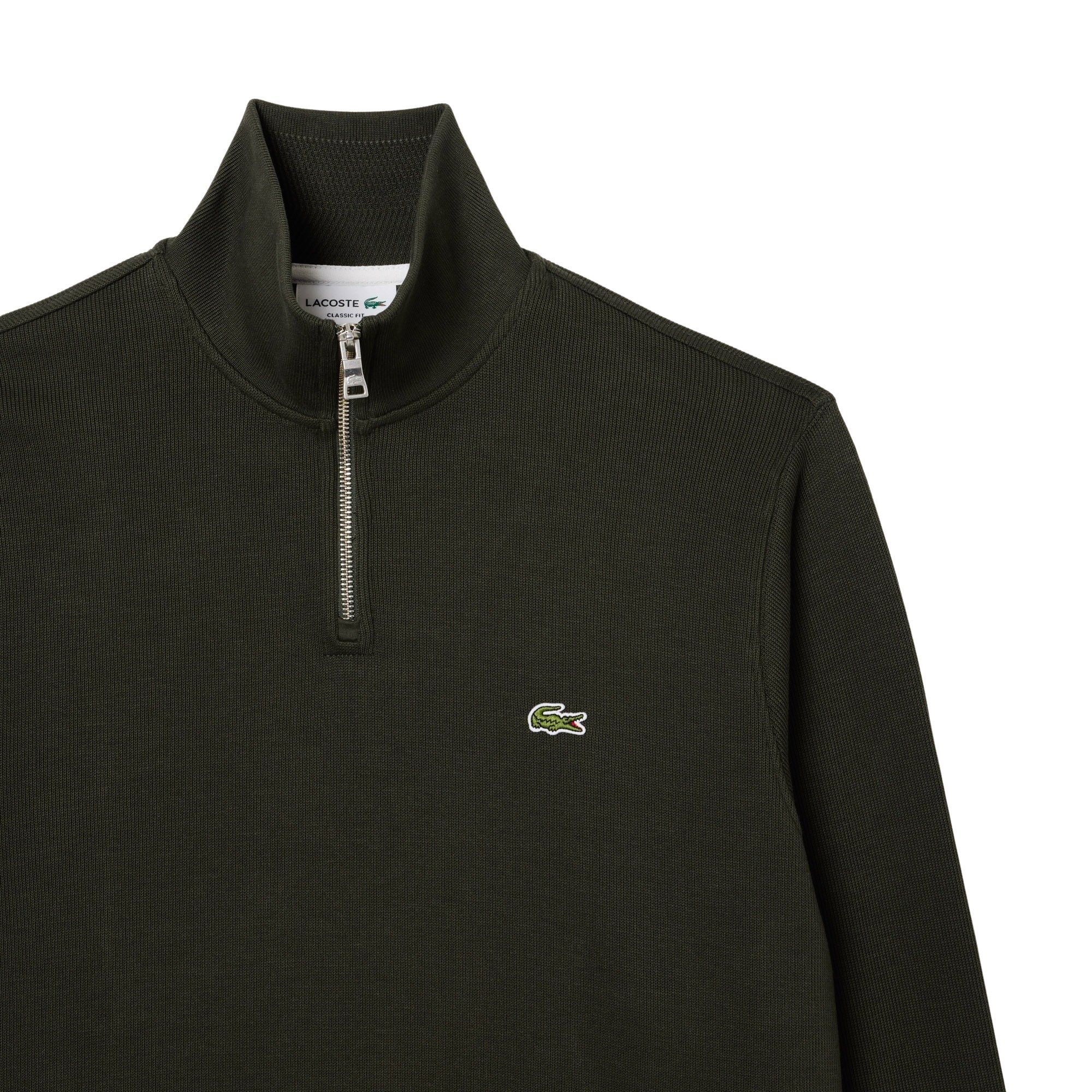 Lacoste Zip Stand-Up Collar Sweater Men | Plutosport