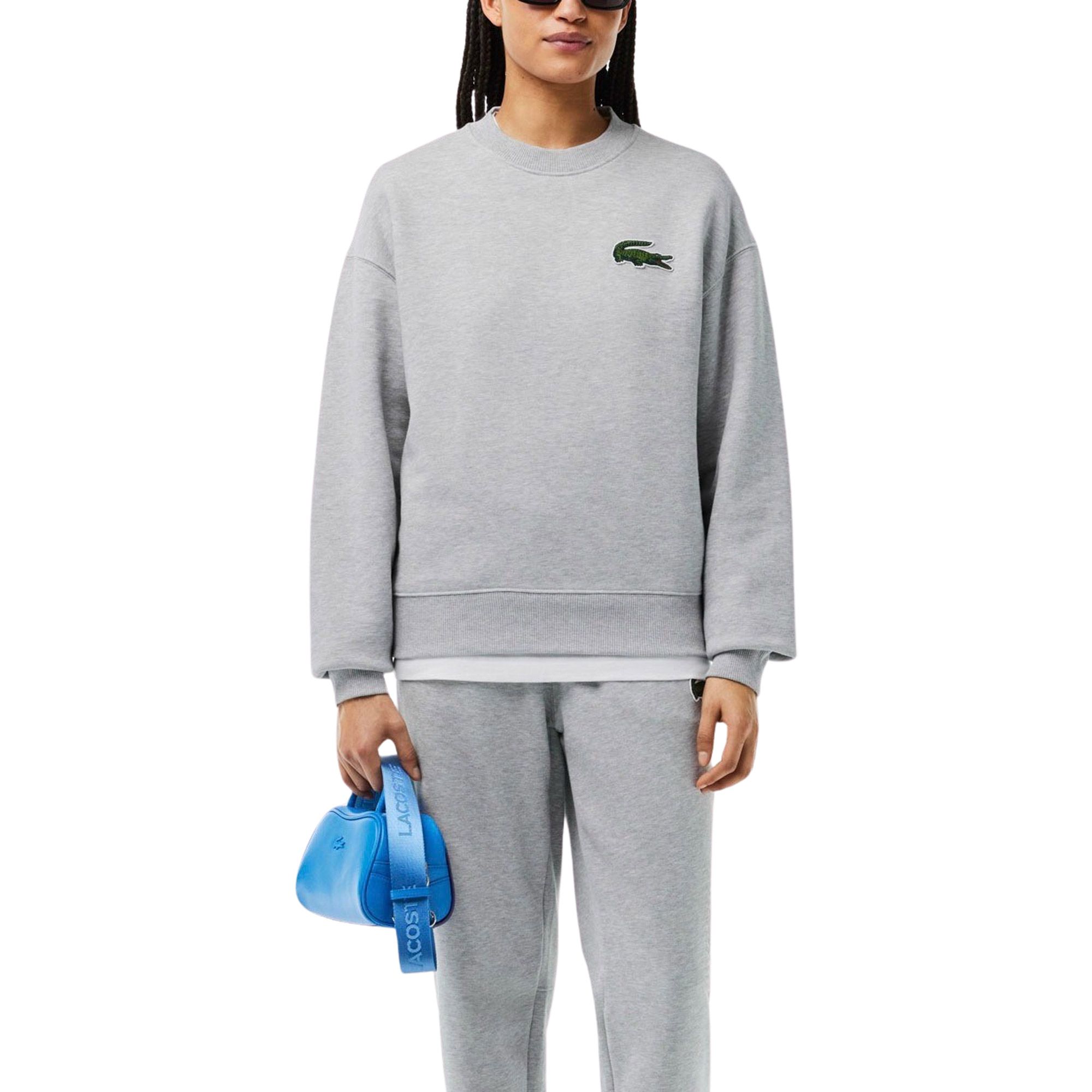 Lacoste Badge Crew Sweater Senior