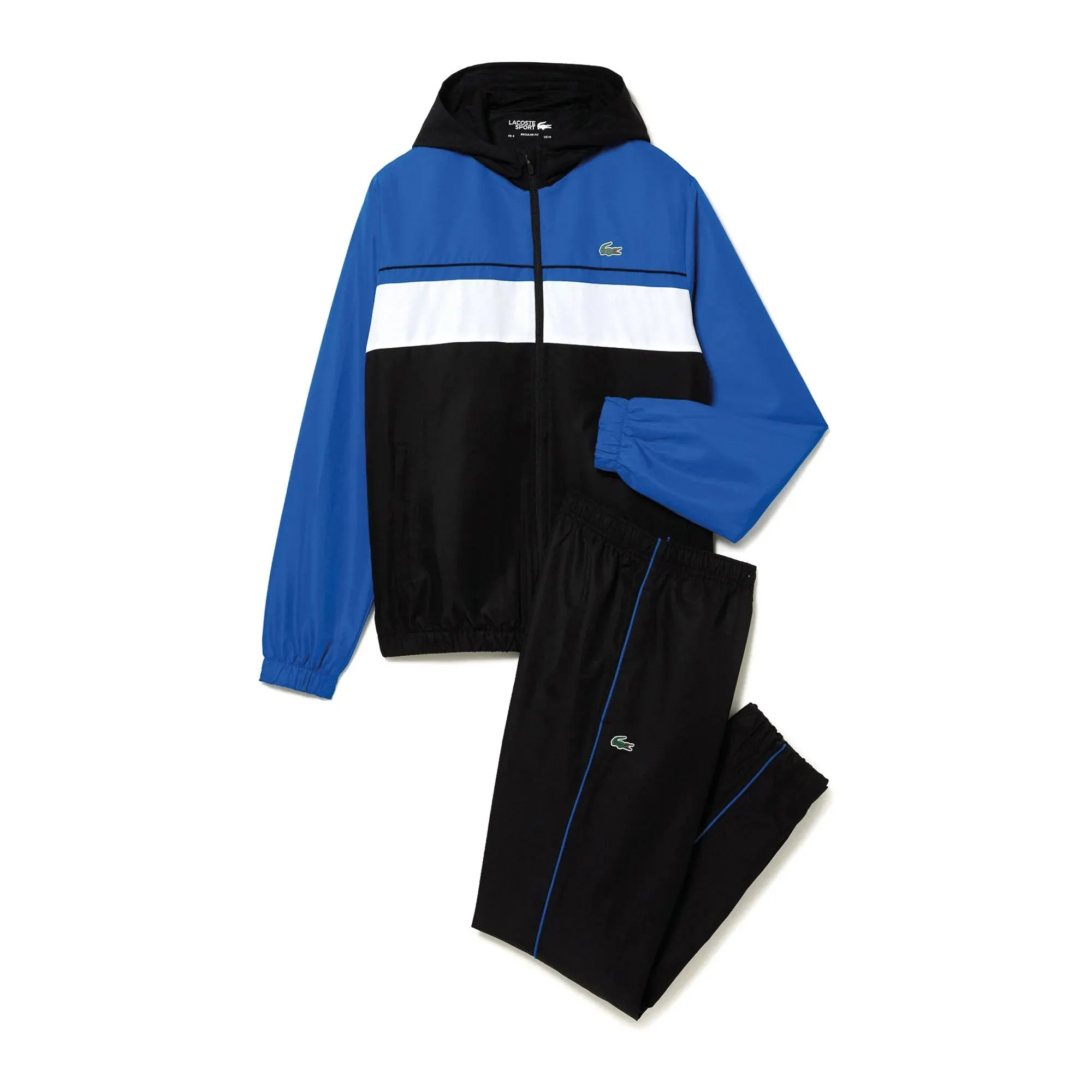 Lacoste Sport Colorblock Hooded Trainingspak Heren