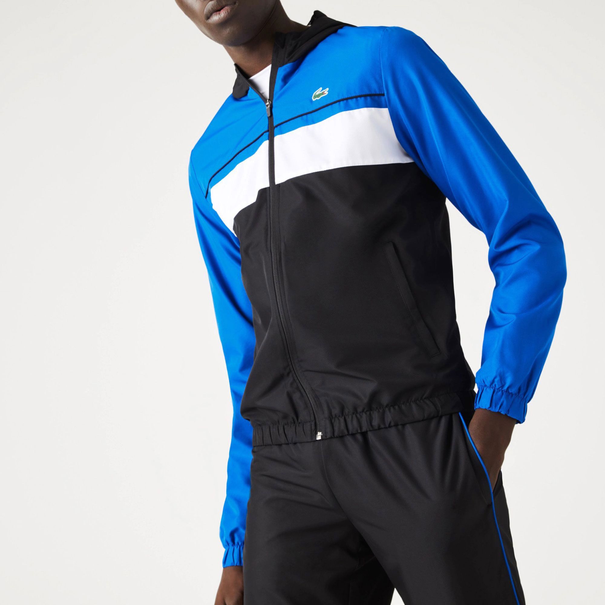Lacoste Sport Colorblock Hooded Trainingspak Heren