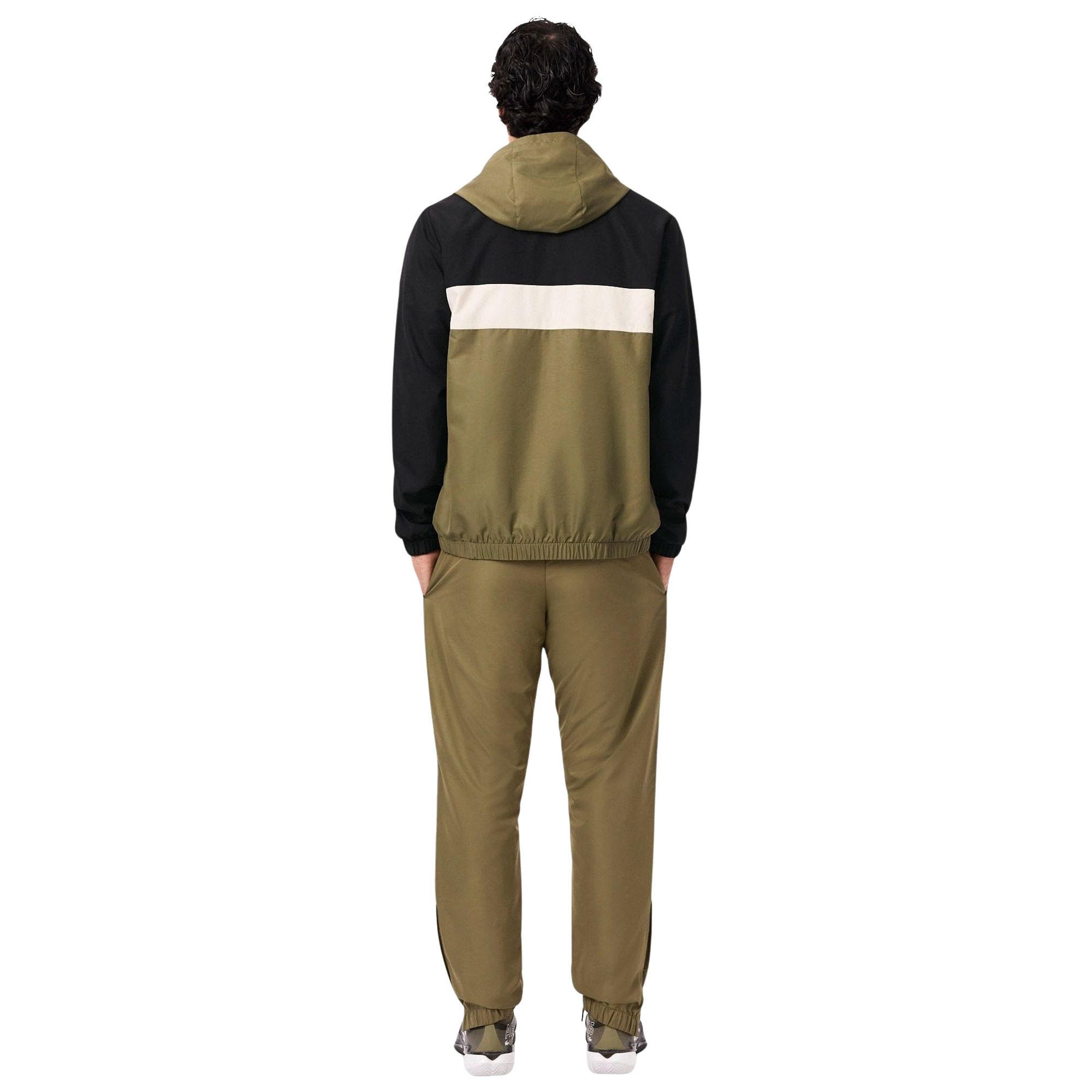 Lacoste Sport Colorblock Hooded Trainingspak Heren