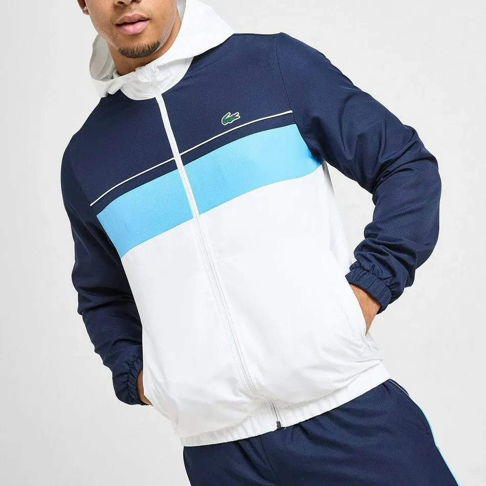 Lacoste Sport Colorblock Hooded Trainingspak Heren