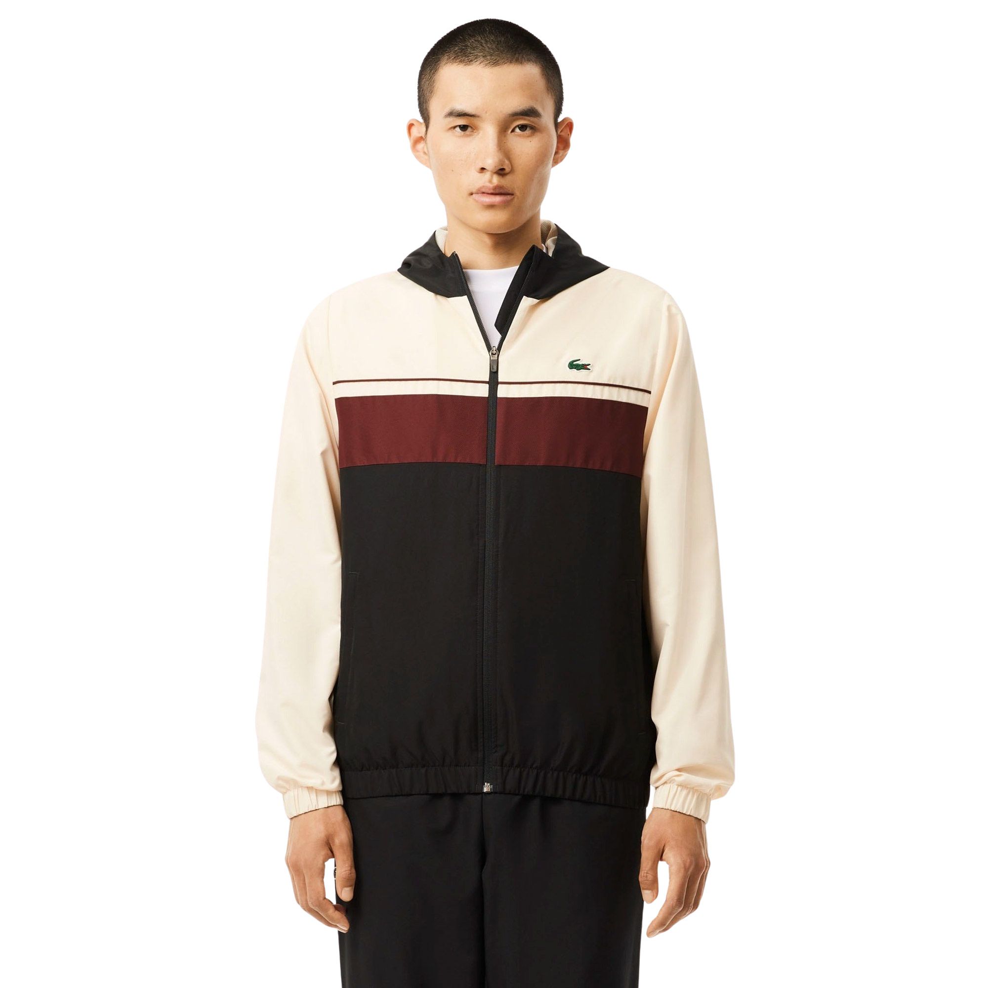 Lacoste Sport Colorblock Hooded Traininganzug Herren Plutosport