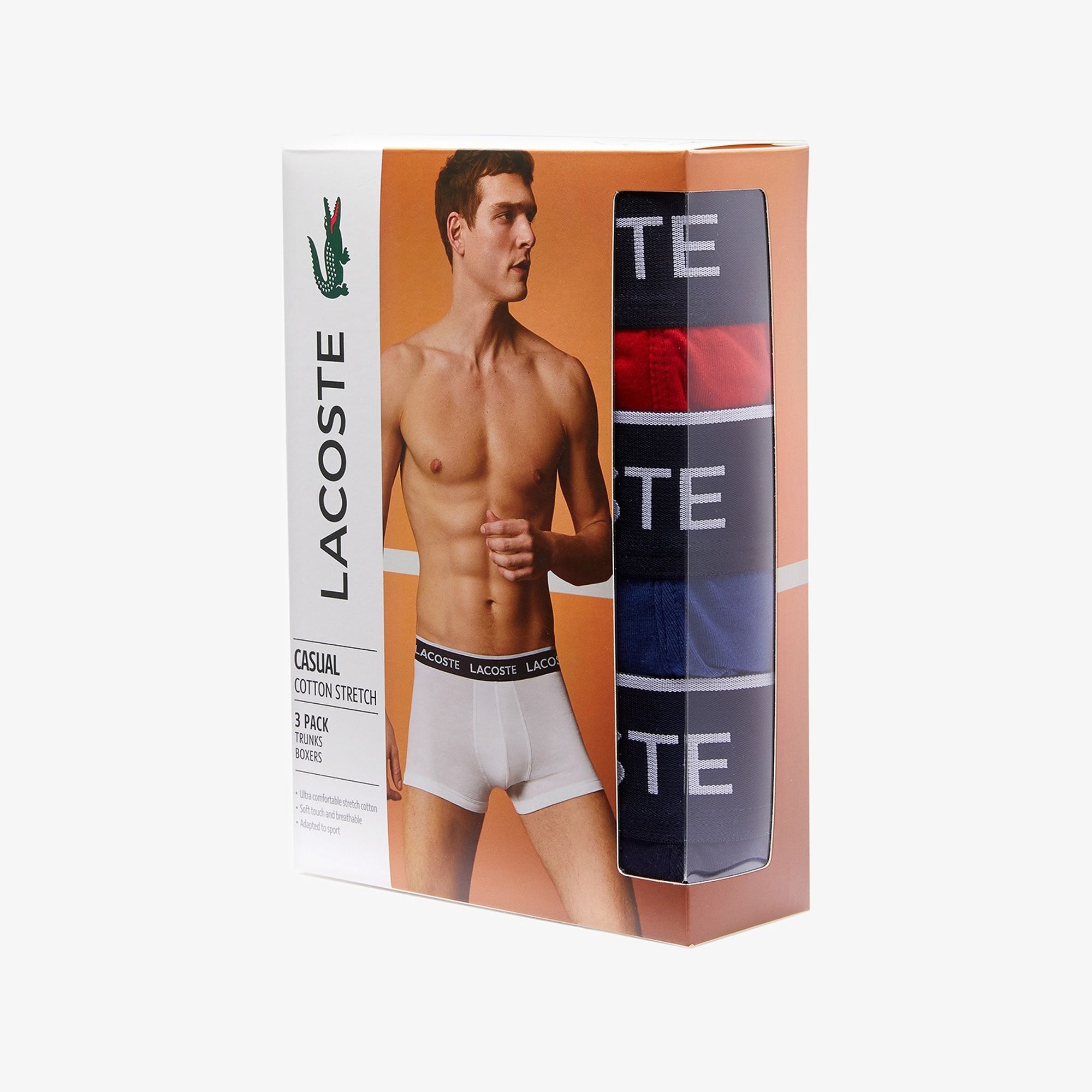 Lacoste Casual Short Boxershorts Heren (3-pack)