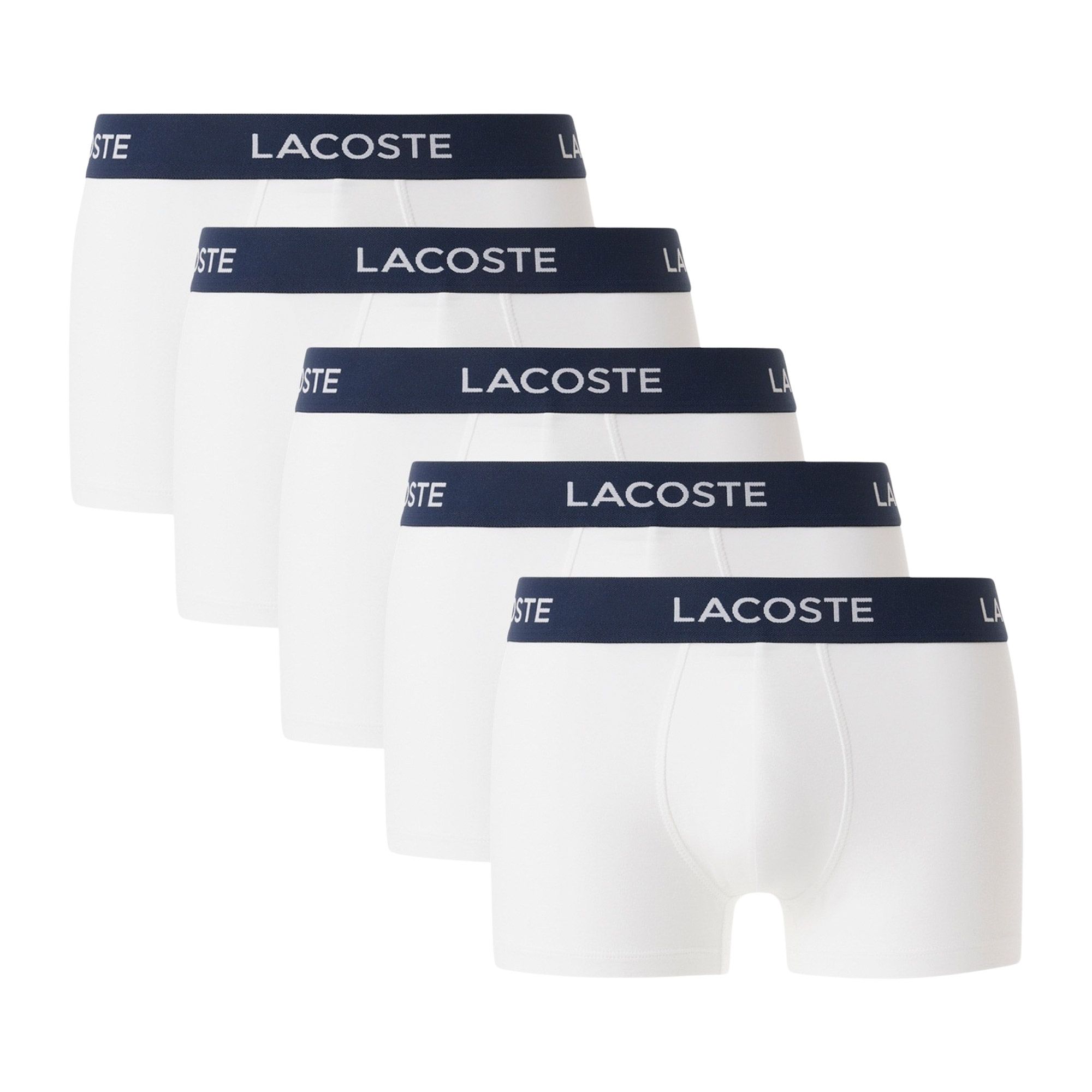 Lacoste Stretchcotton Trunk Boxershorts Herren (5er Pack)