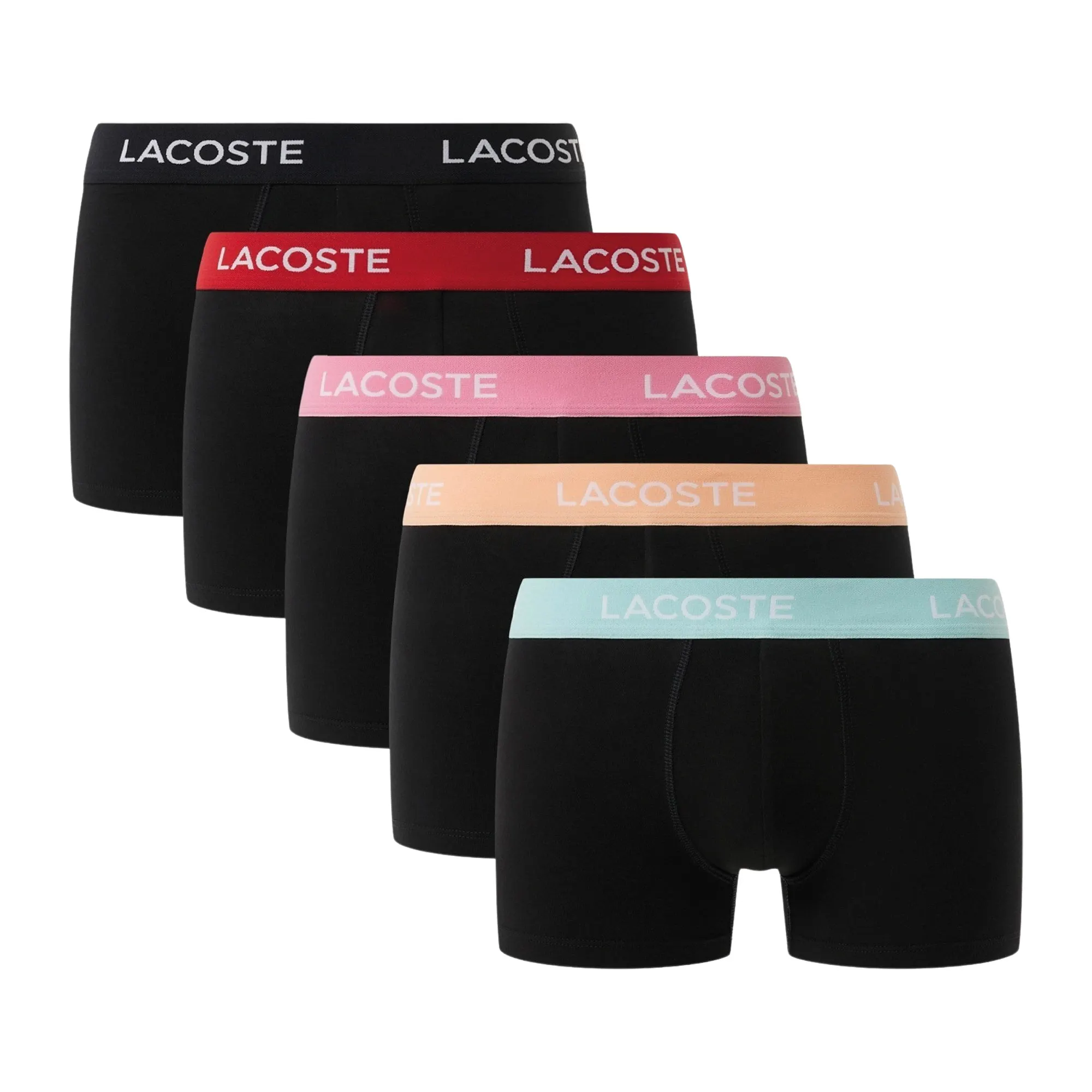 Lacoste Stretchcotton Trunk Boxershorts Heren (5-pack)