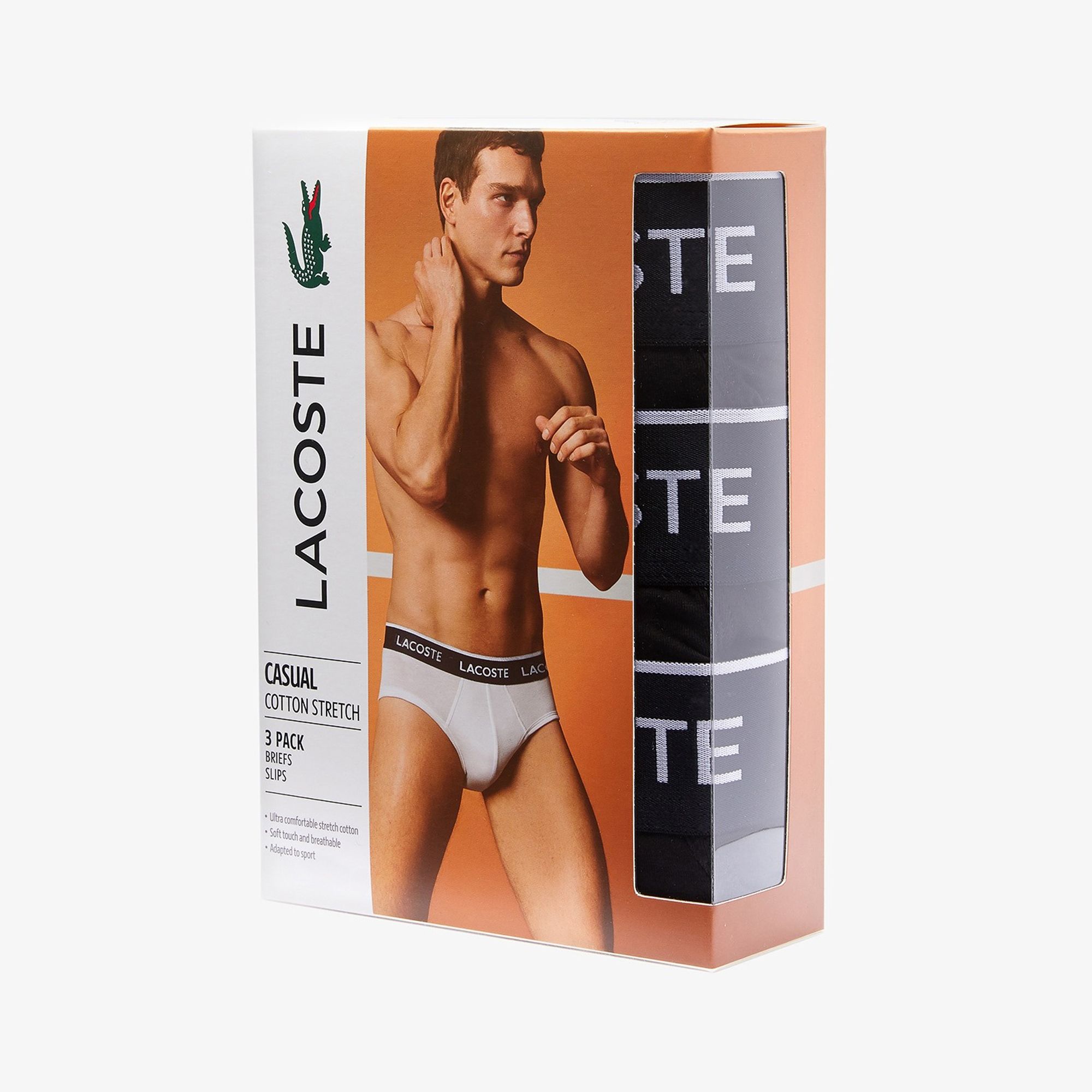 Lacoste Casual Slips Heren (3-pack)