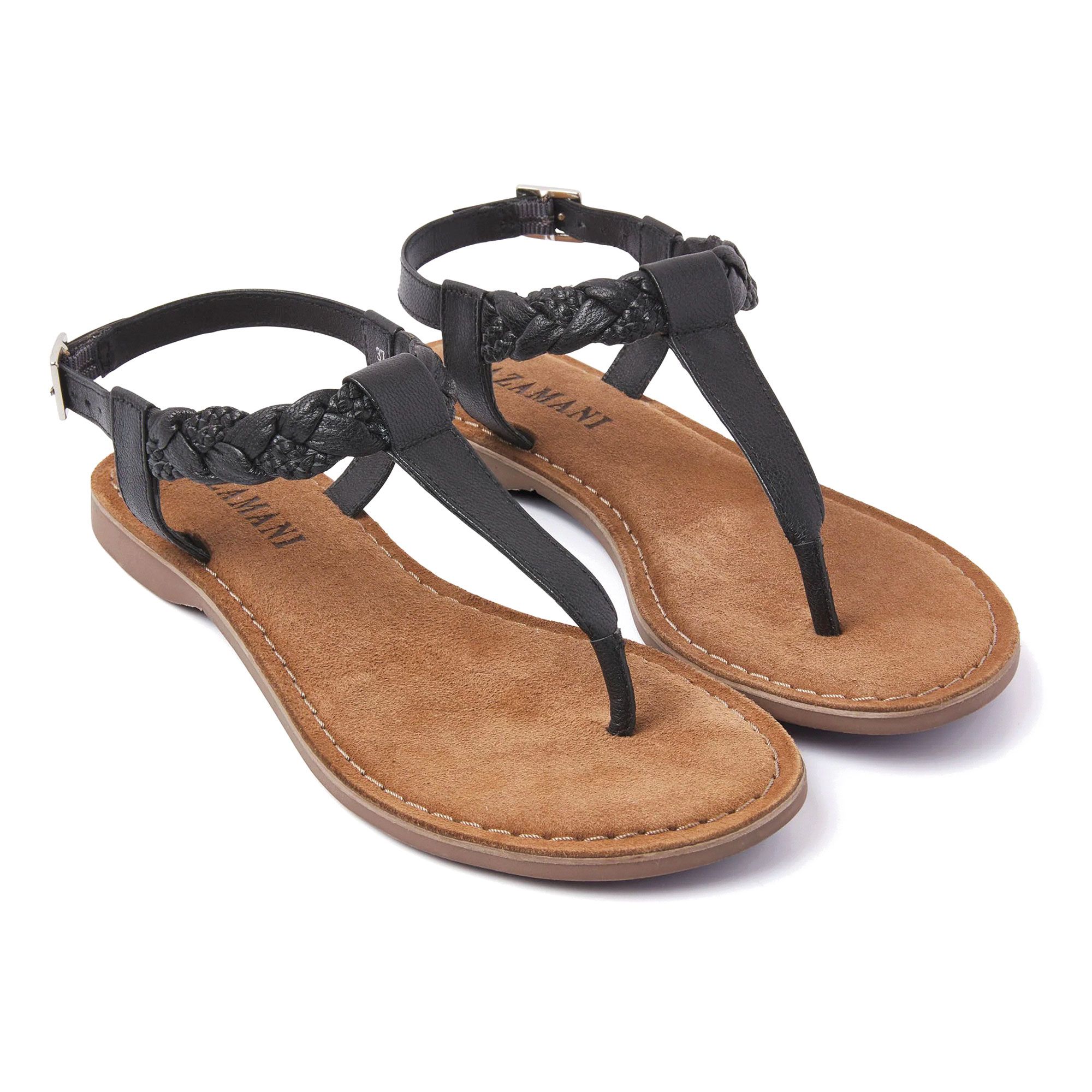 Lazamani T-strap Sandalen Dames