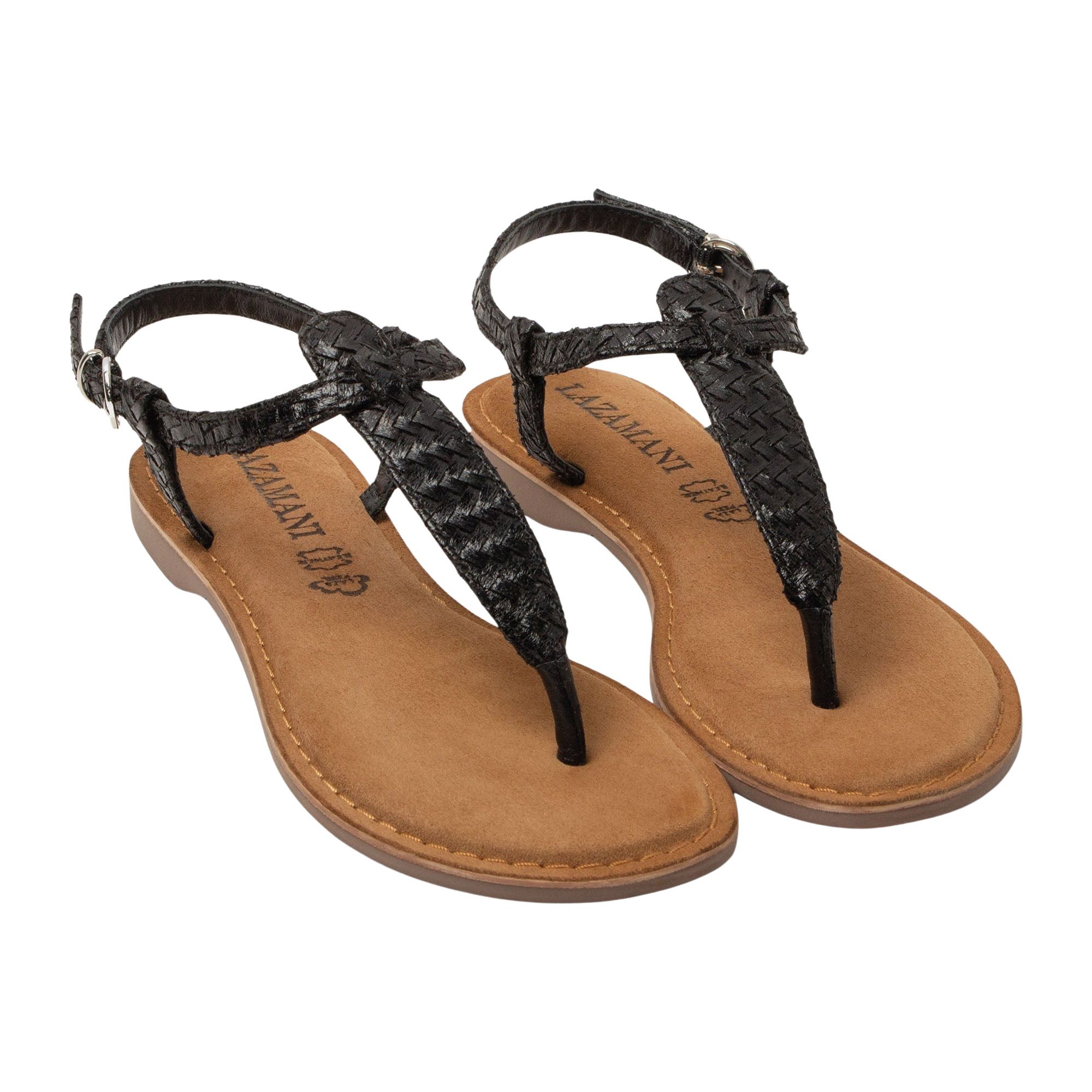 Lazamani Ira T-strap Sandalen Dames