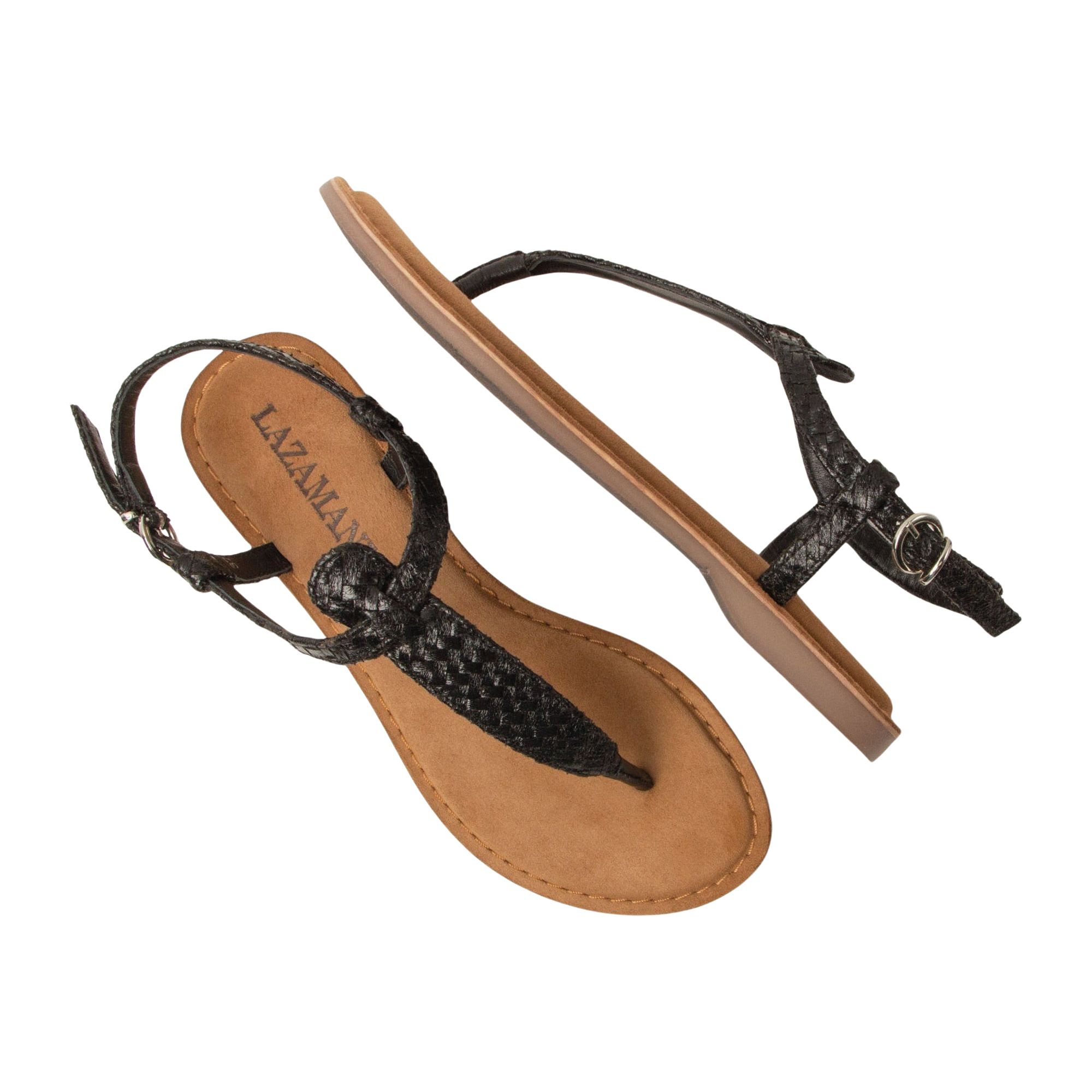 Lazamani Ira T-strap Sandalen Dames