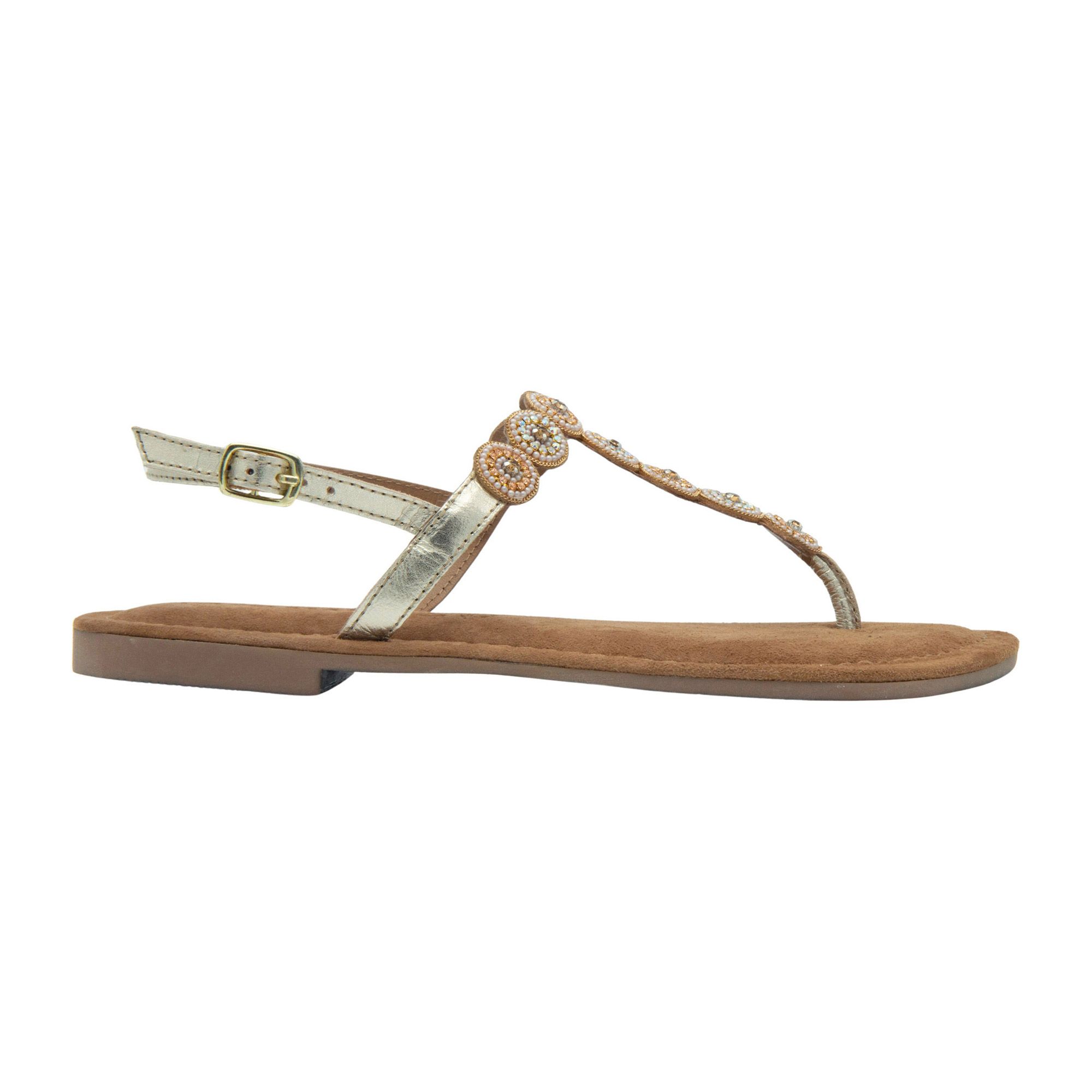 Lazamani Beads Small Rounds Sandals Women