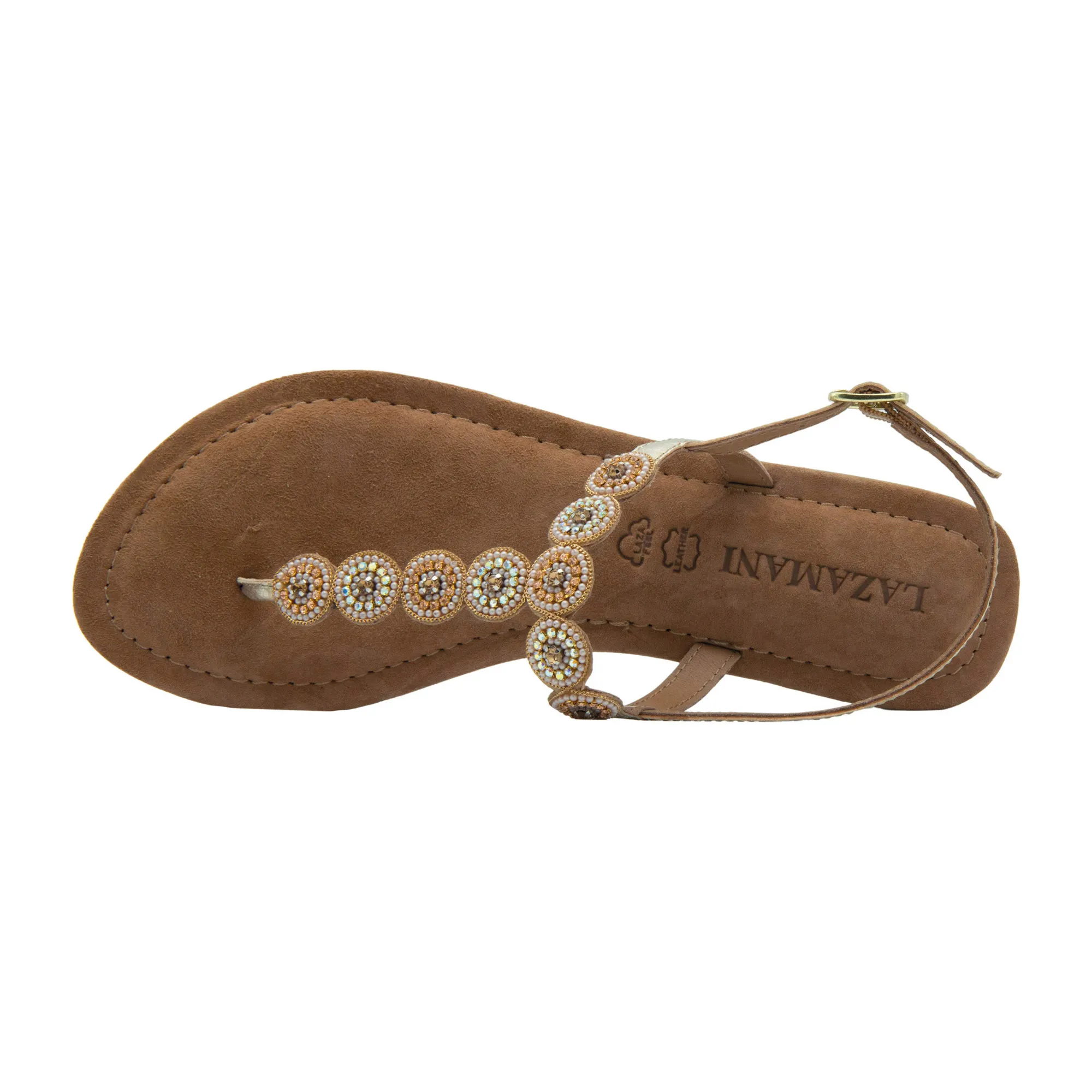 Lazamani Beads Small Rounds Sandals Women