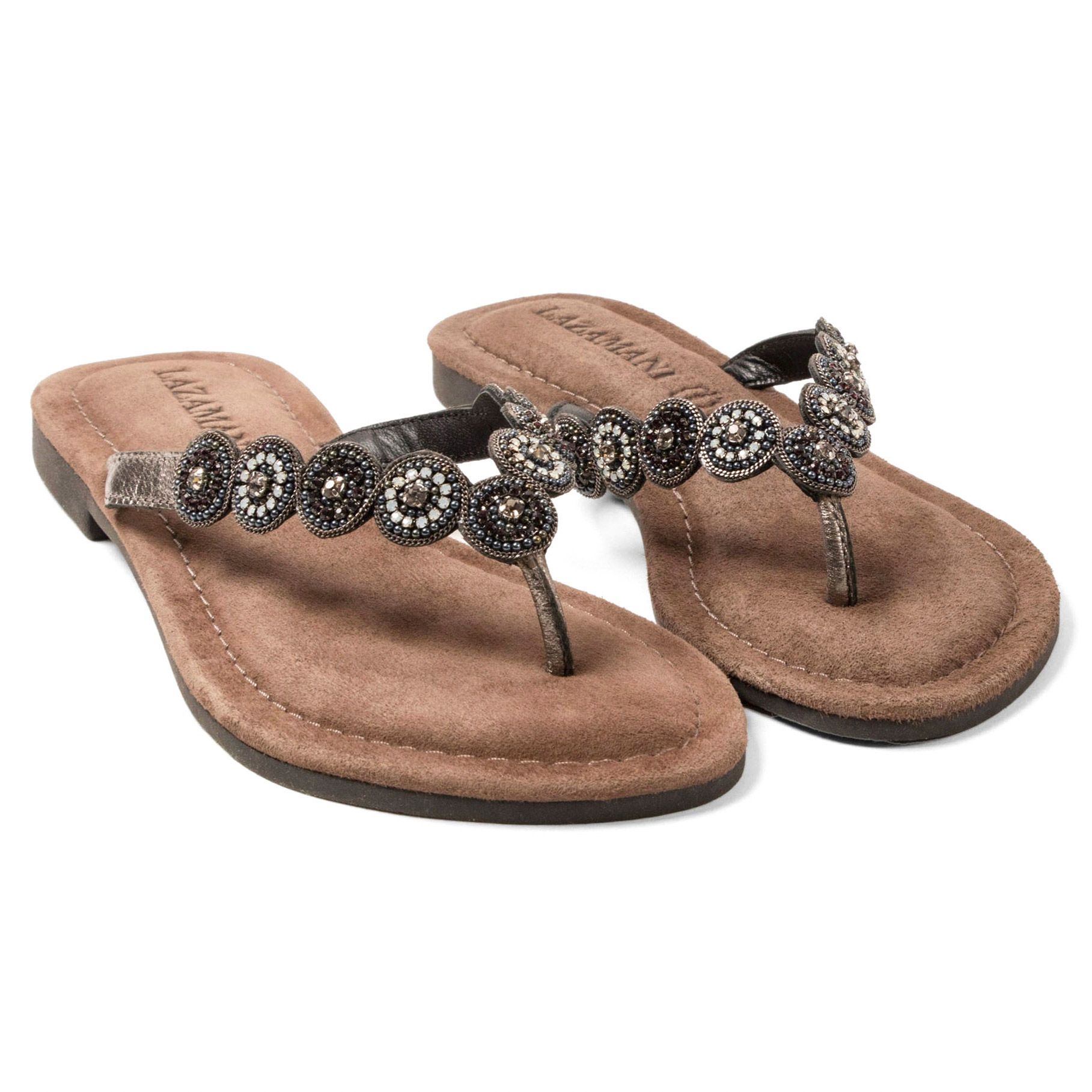Lazamani Beads Small Rounds Teenslippers Dames