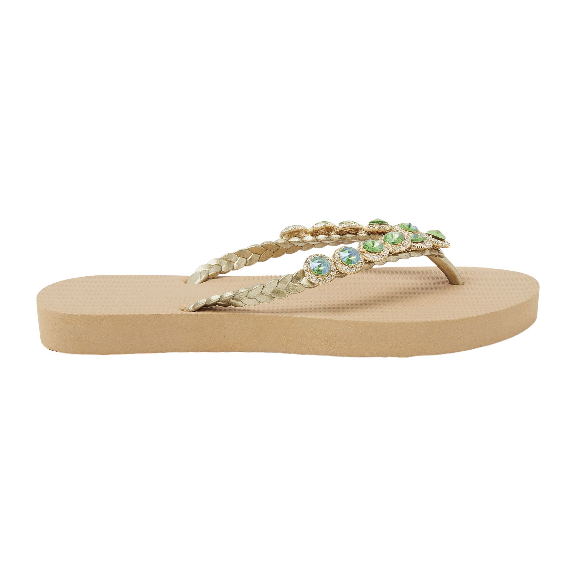 Lazamani Beach Round Stones Teenslippers Dames