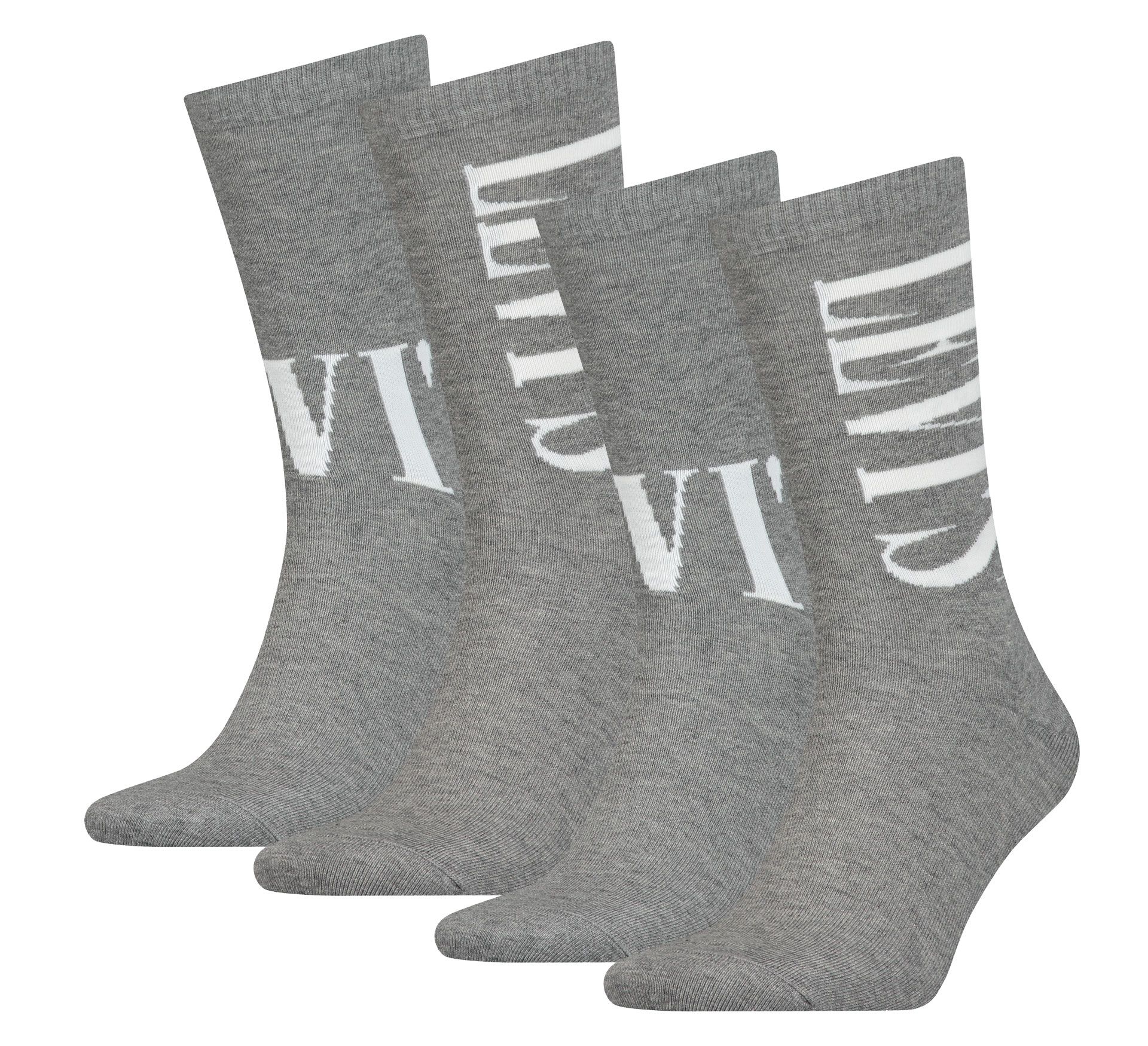 Levi's Regular Cut Tall Logo Sokken (2-pack)