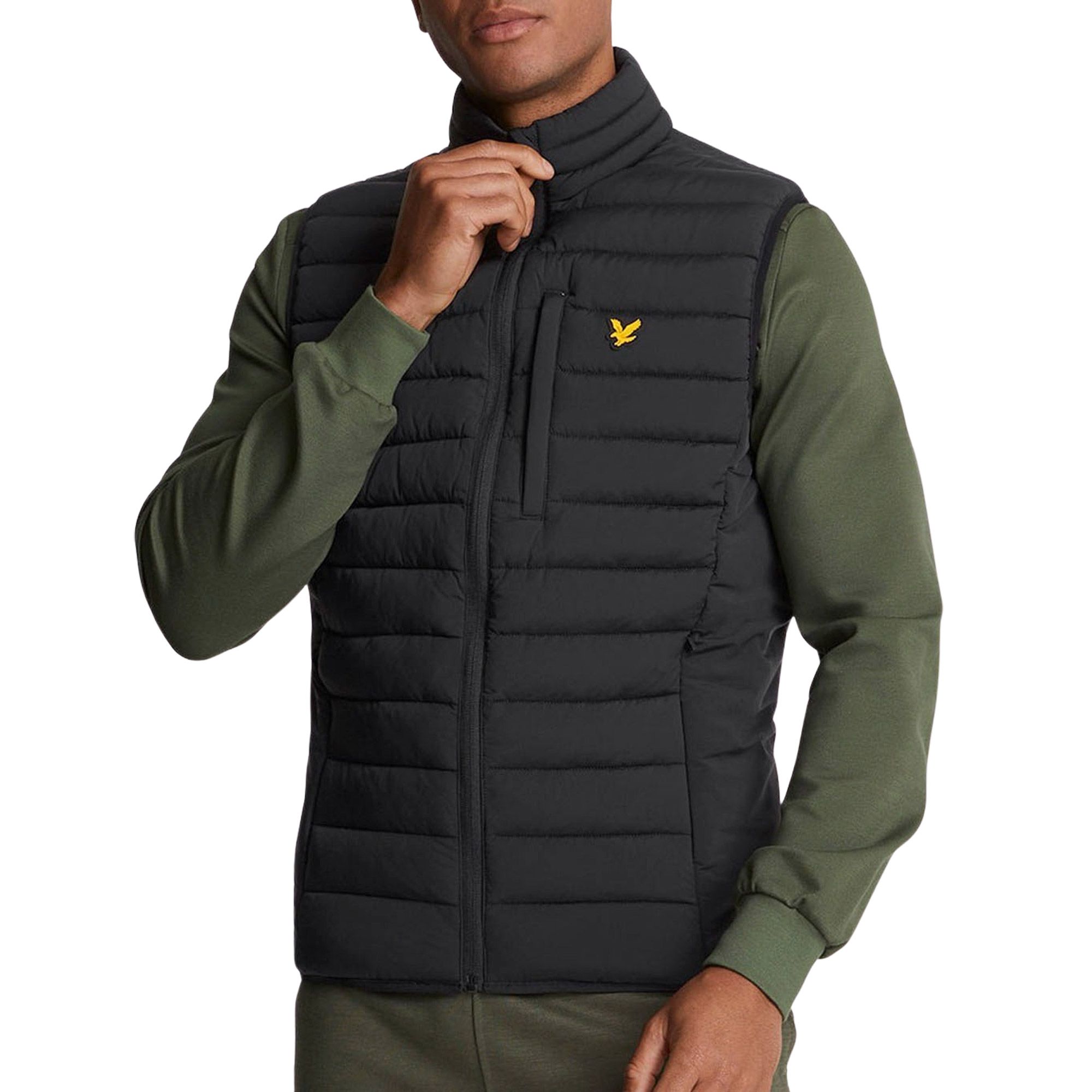 Lyle & Scott Stretch Lightweight Quilted Bodywarmer Heren