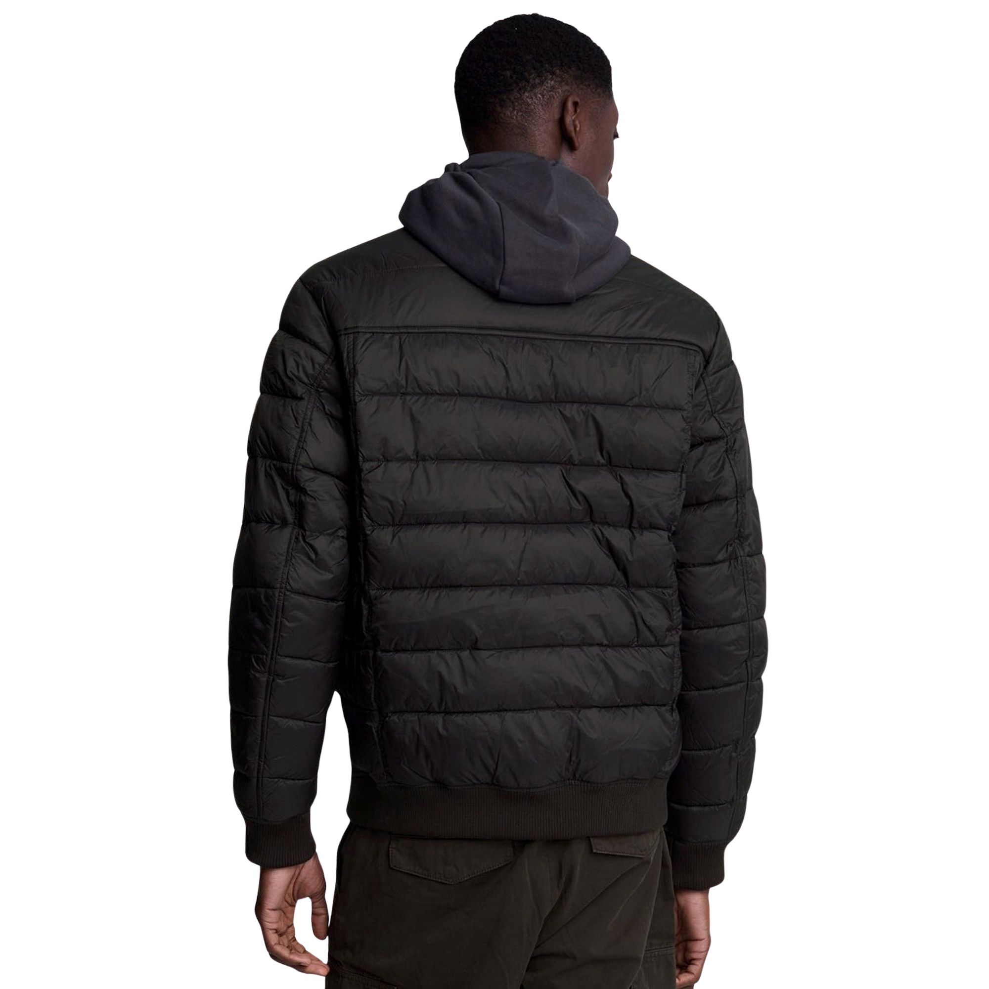 Lyle & Scott Funnel Neck Wadded Jas Heren