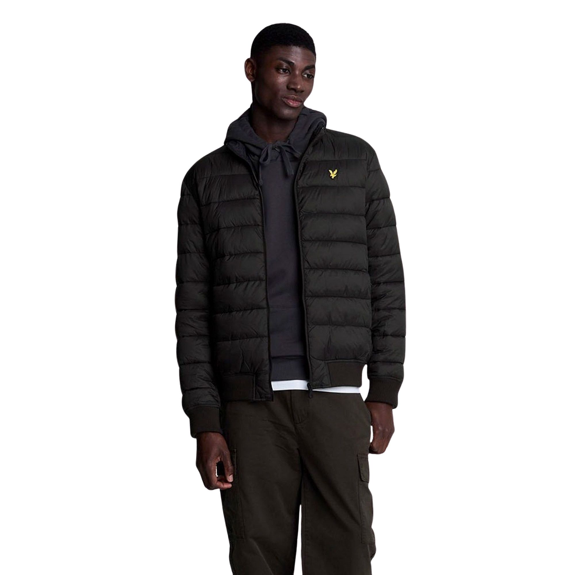 Lyle & Scott Funnel Neck Wadded Jas Heren