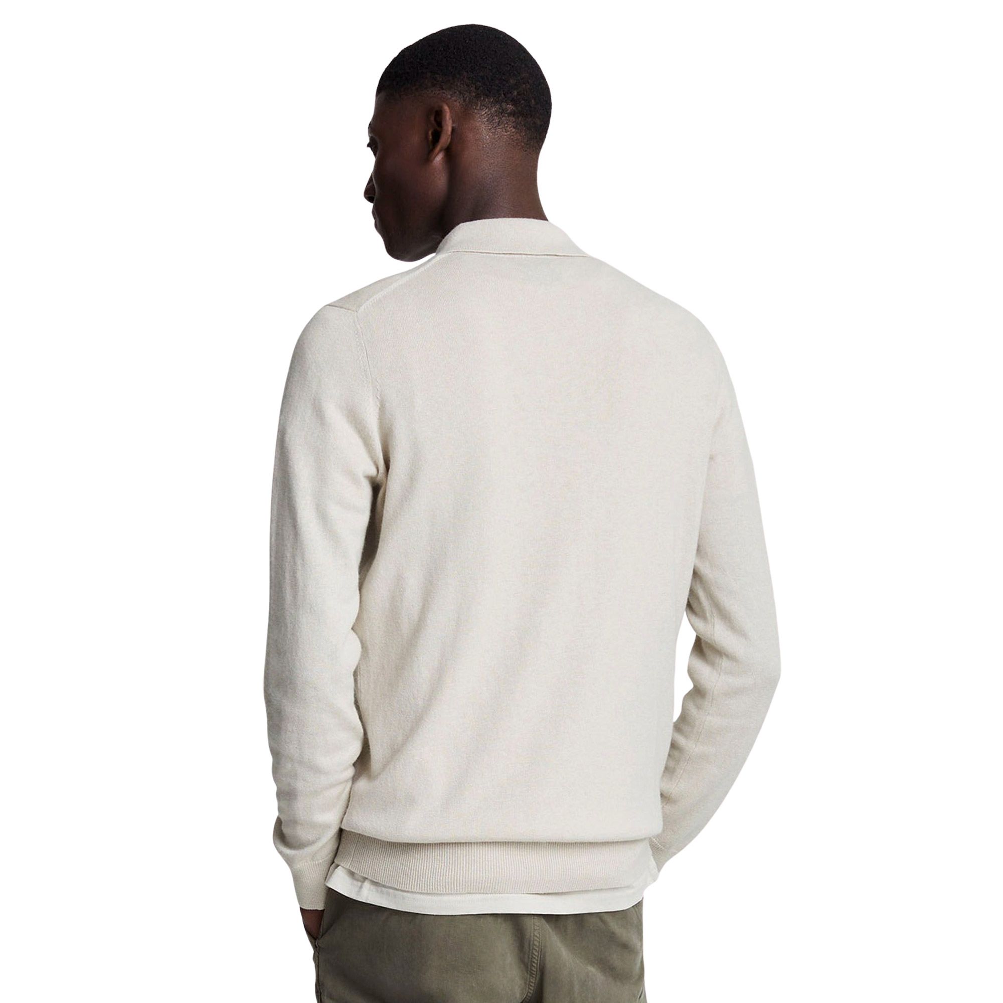 Lyle & Scott Longsleeve Knitted Polo Heren