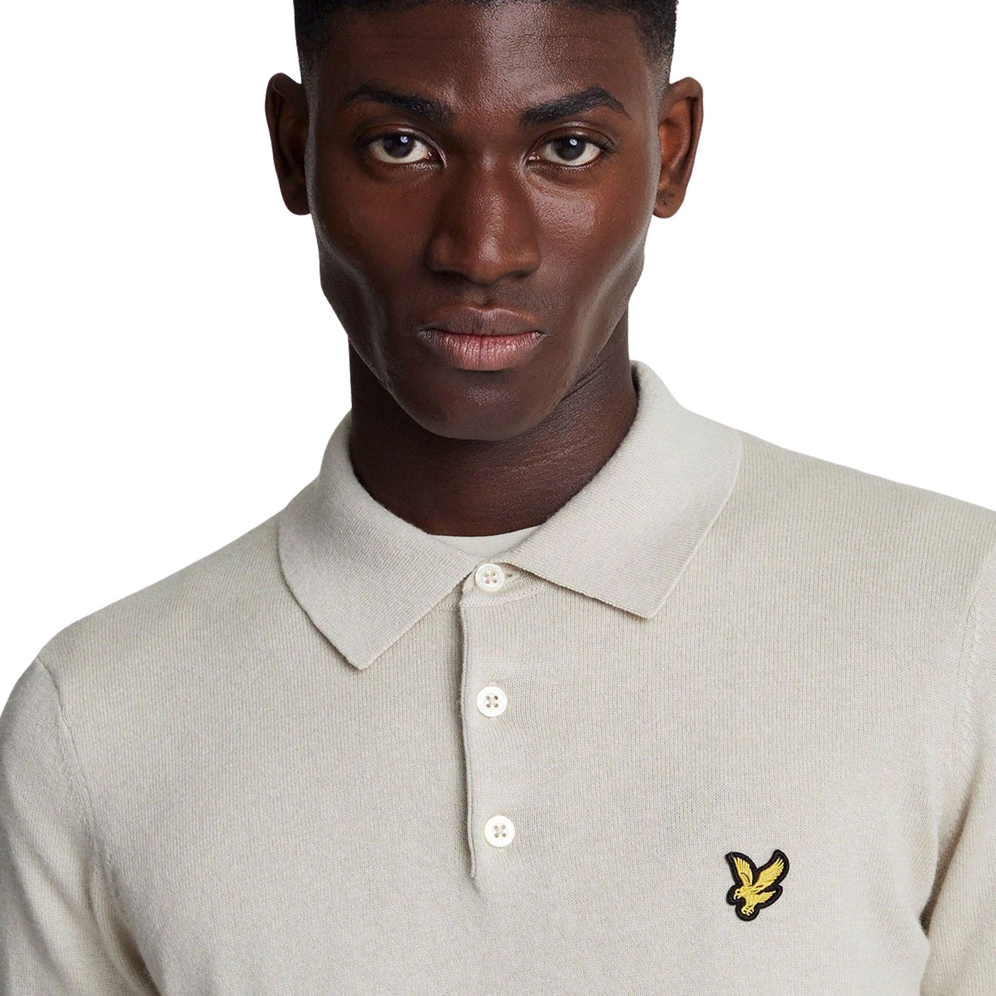 Lyle & Scott Longsleeve Knitted Polo Heren