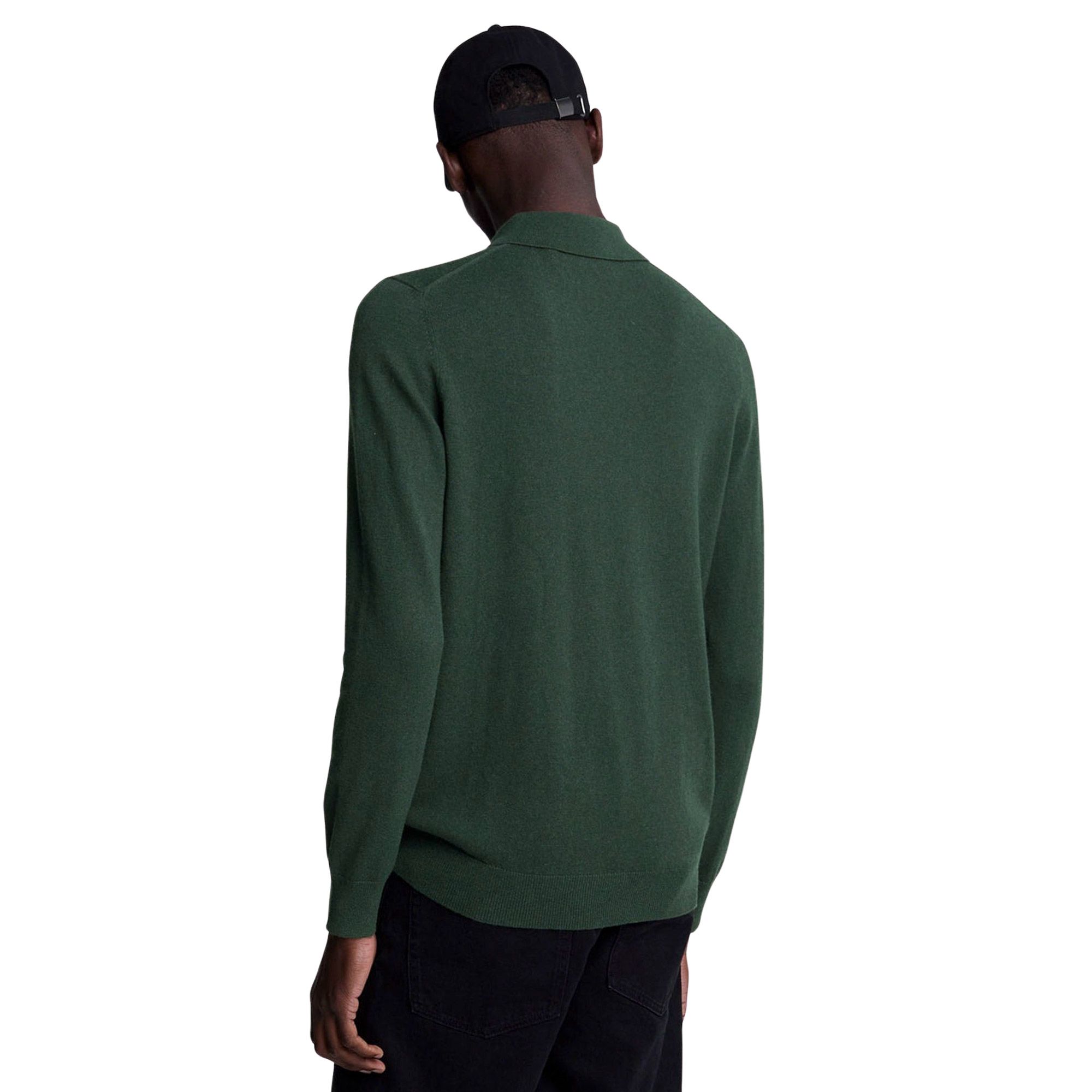 Lyle & Scott Longsleeve Knitted Polo Heren