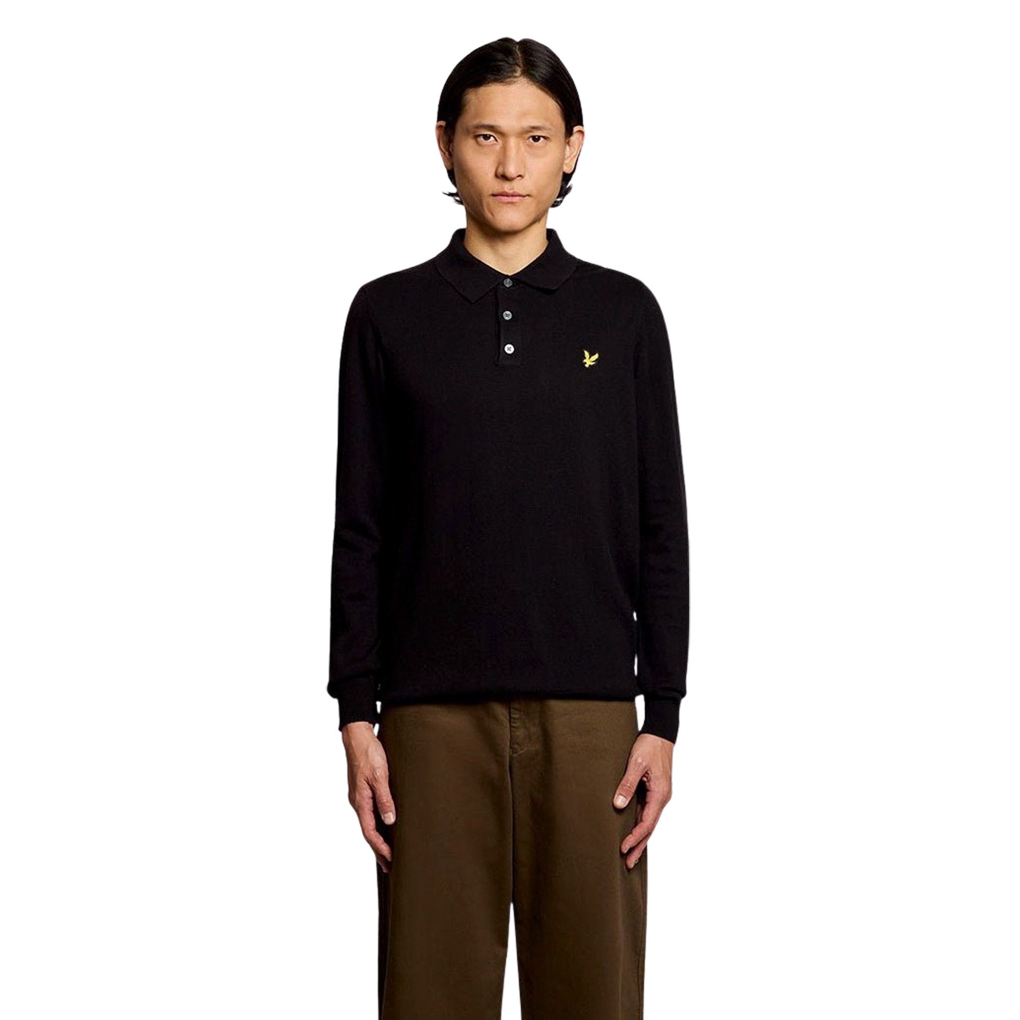 Polo Lyle & Scott Merino LS Hommes