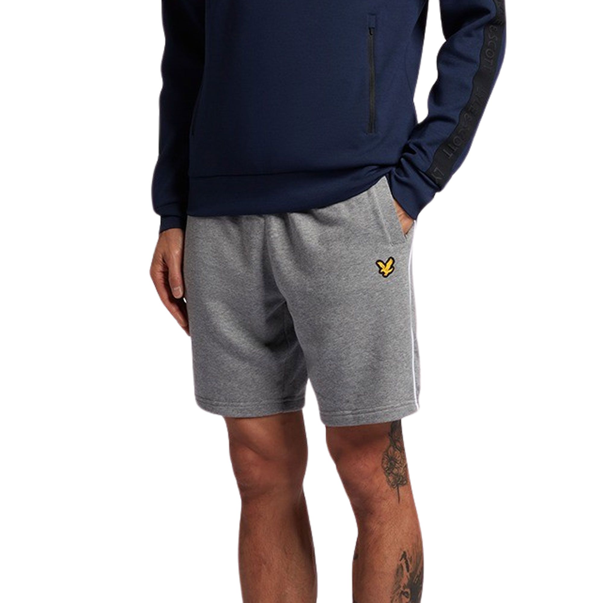 Lyle & Scott Contrast Piping Sweat Short Heren