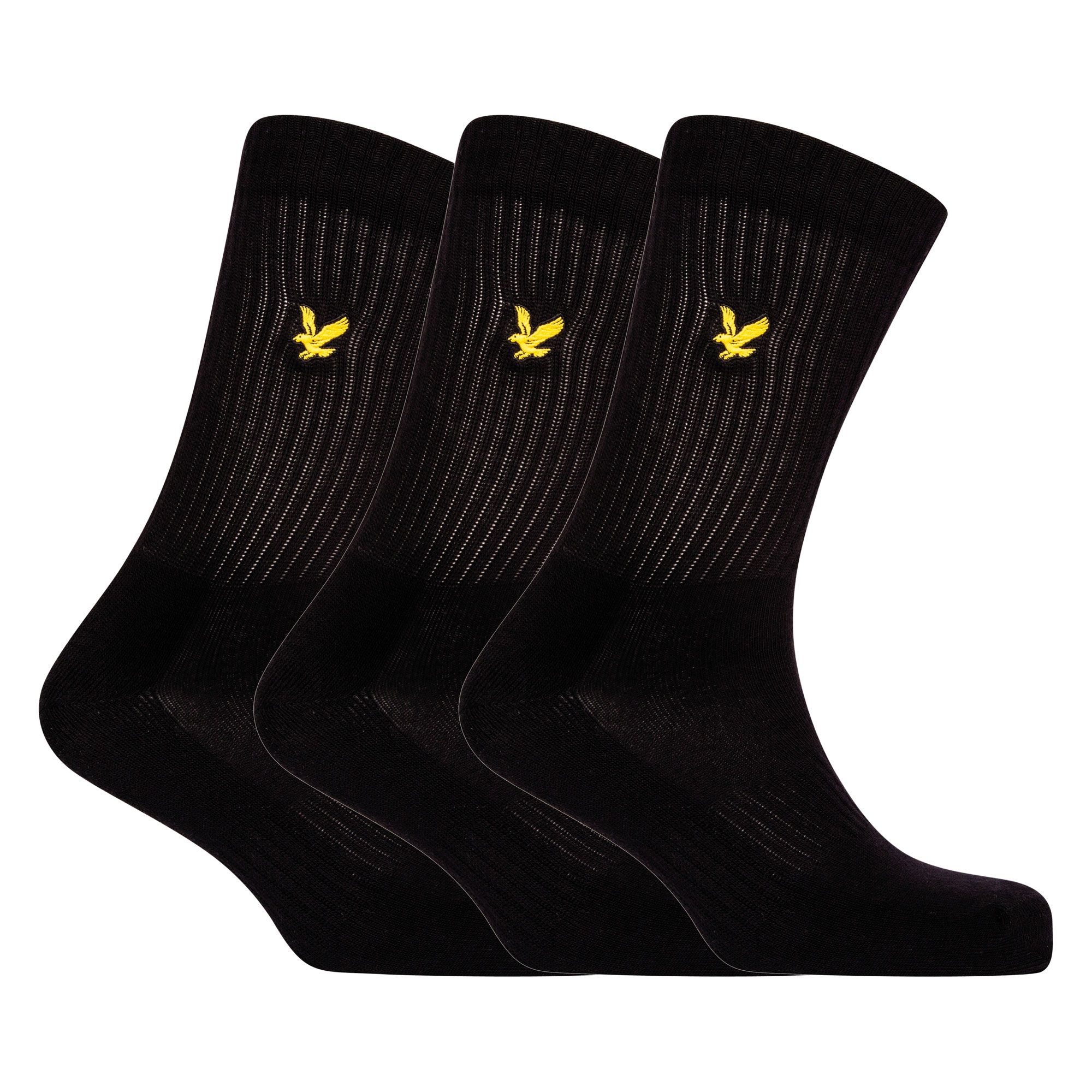 Lyle & Scott Plain Tubular Sokken Heren (3-pack)