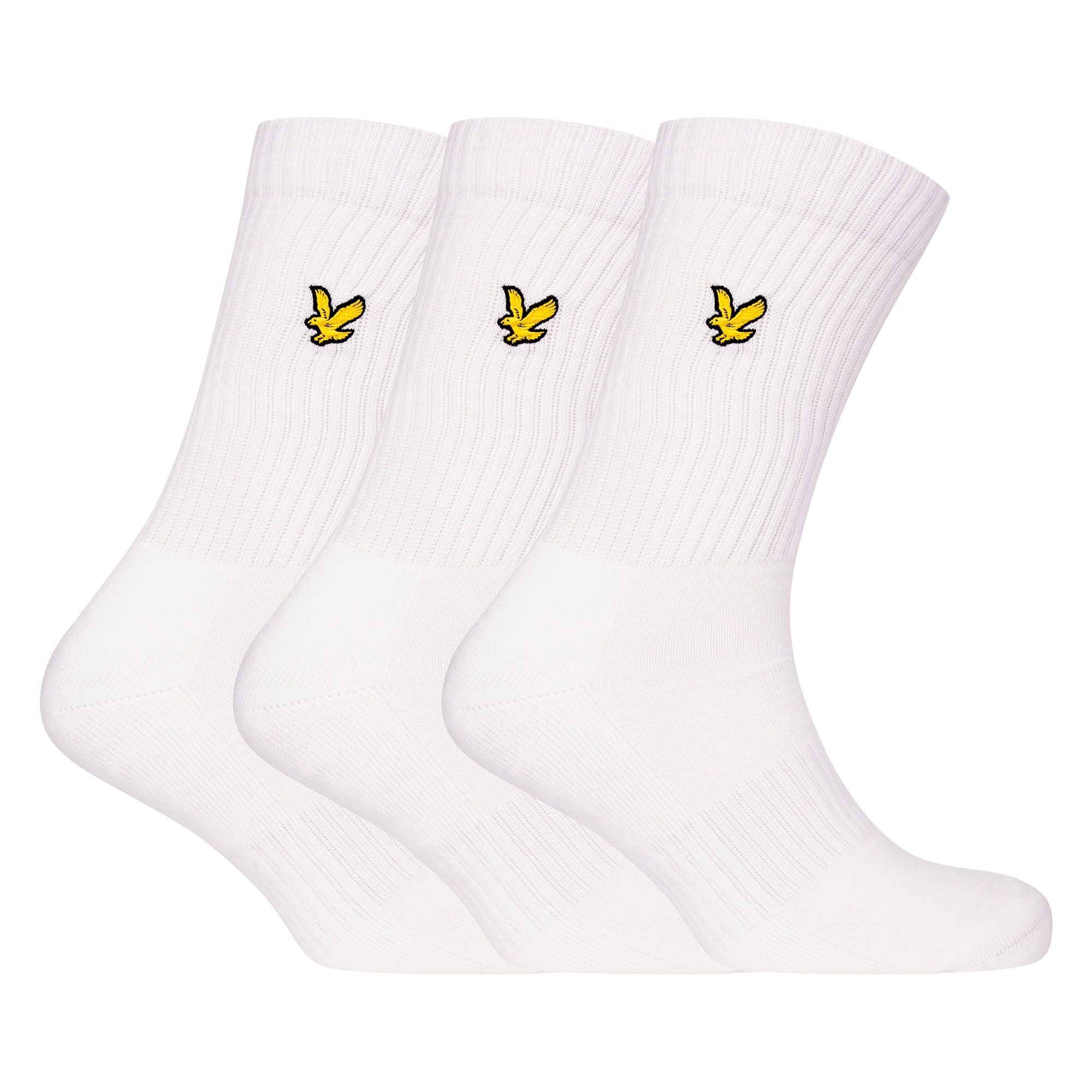 Lyle & Scott Plain Tubular Sokken Heren (3-pack)