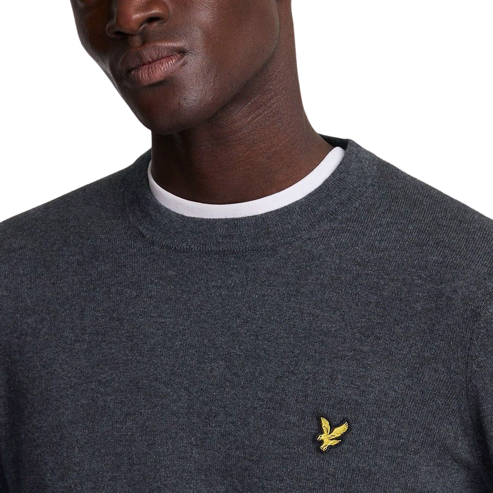 Lyle & Scott Cotton Merino Crewneck Sweater Heren