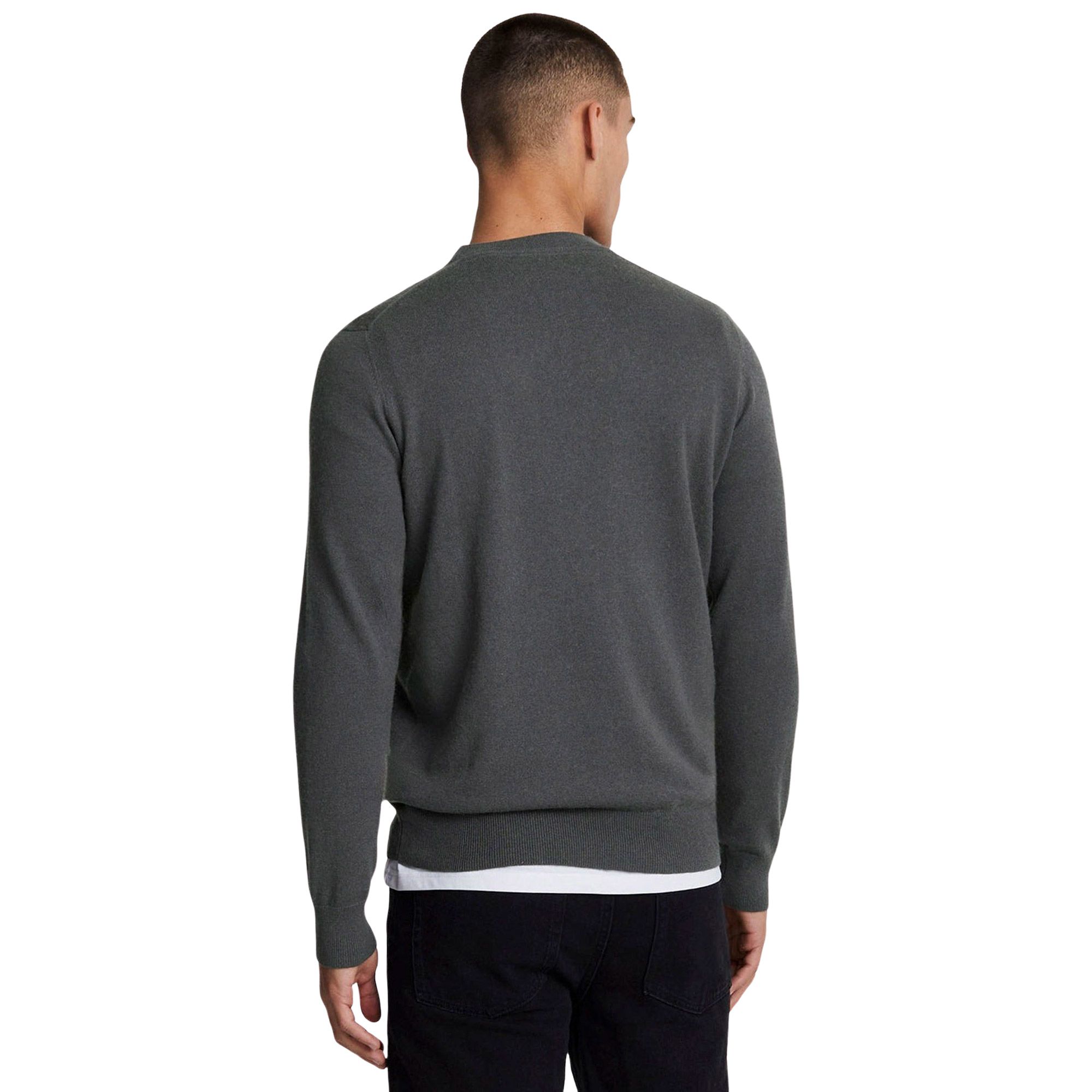 Lyle & Scott Cotton Merino Crewneck Sweater Heren