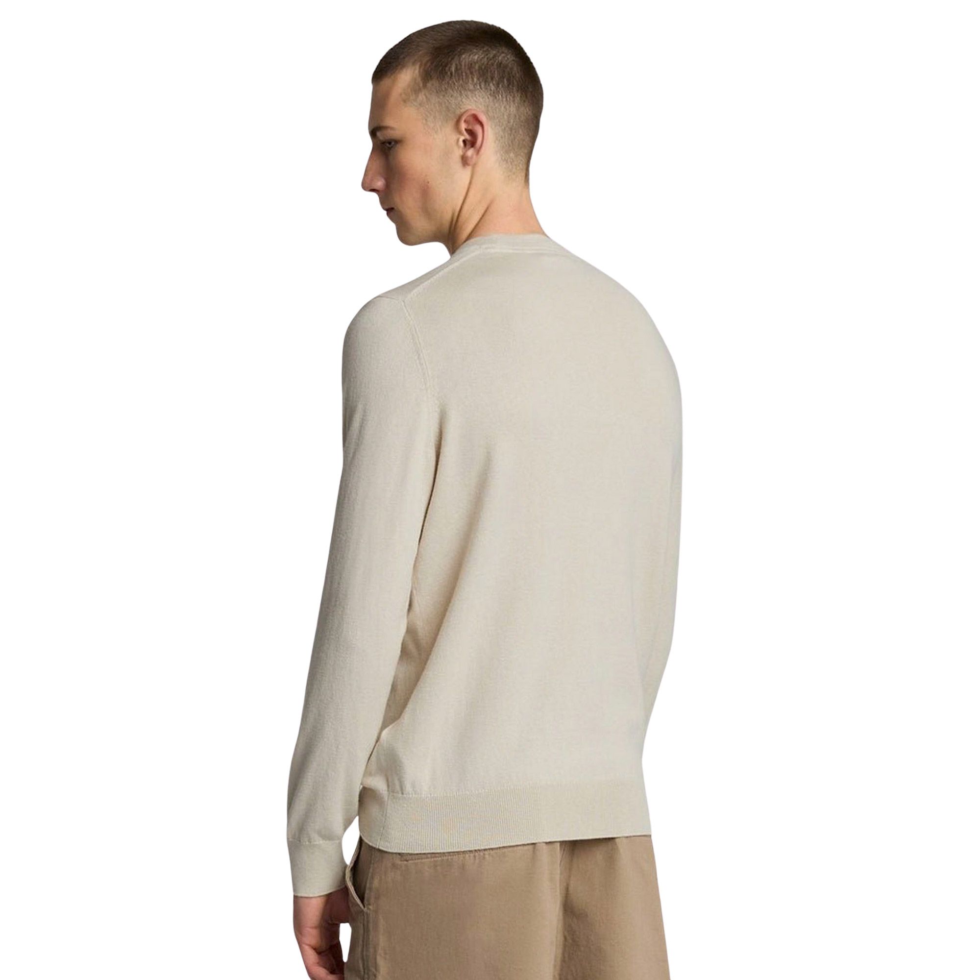Lyle & Scott Cotton Merino Crewneck Sweater Heren