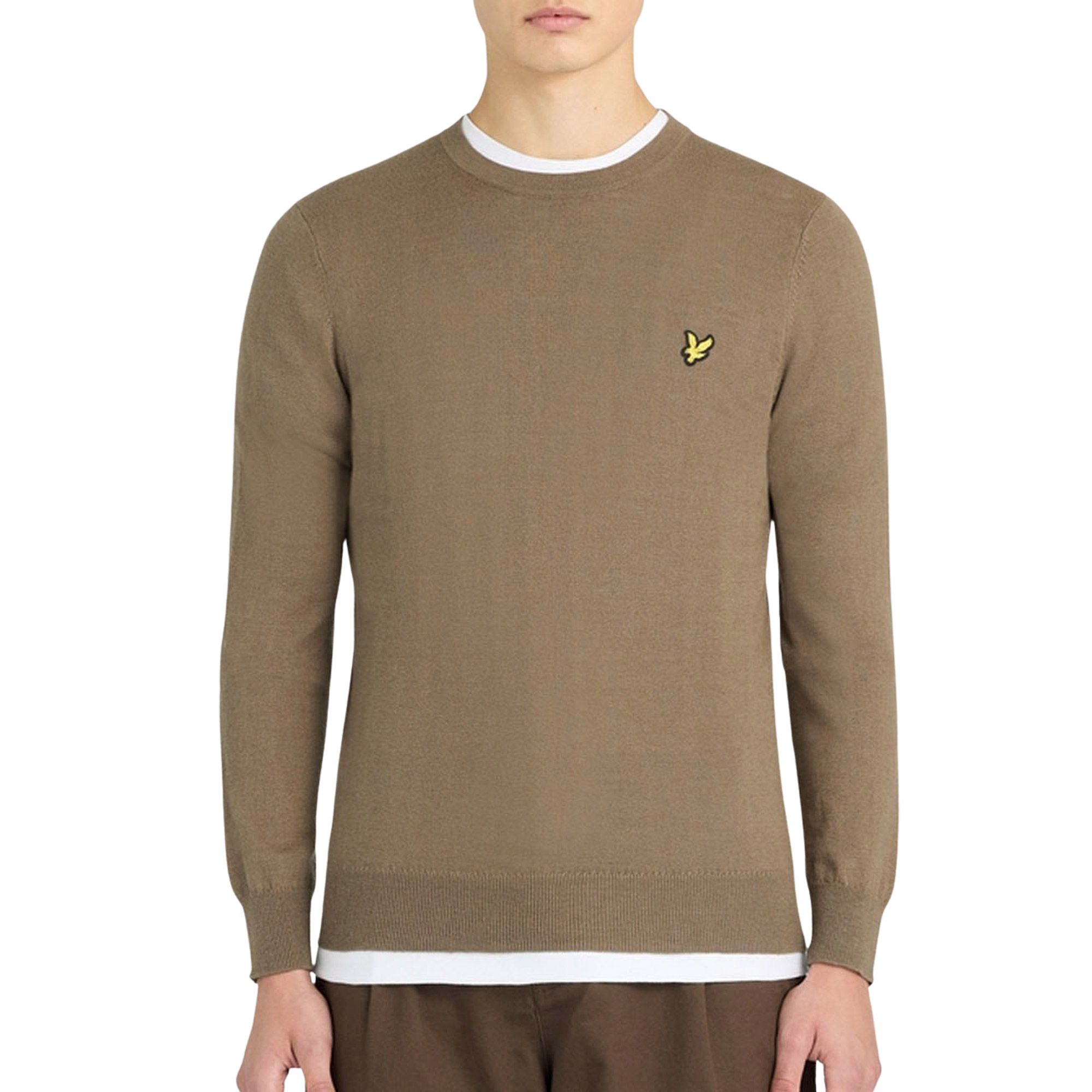 Lyle & Scott Cotton Merino Crewneck Sweater Heren