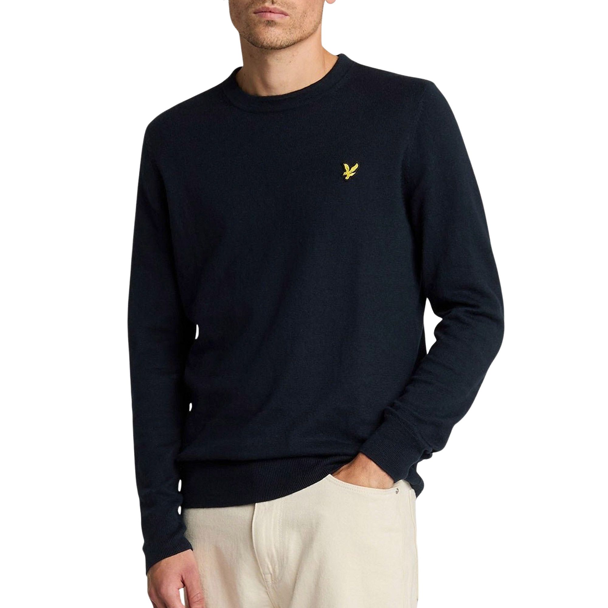 Lyle & Scott Cotton Merino Crewneck Sweater Heren