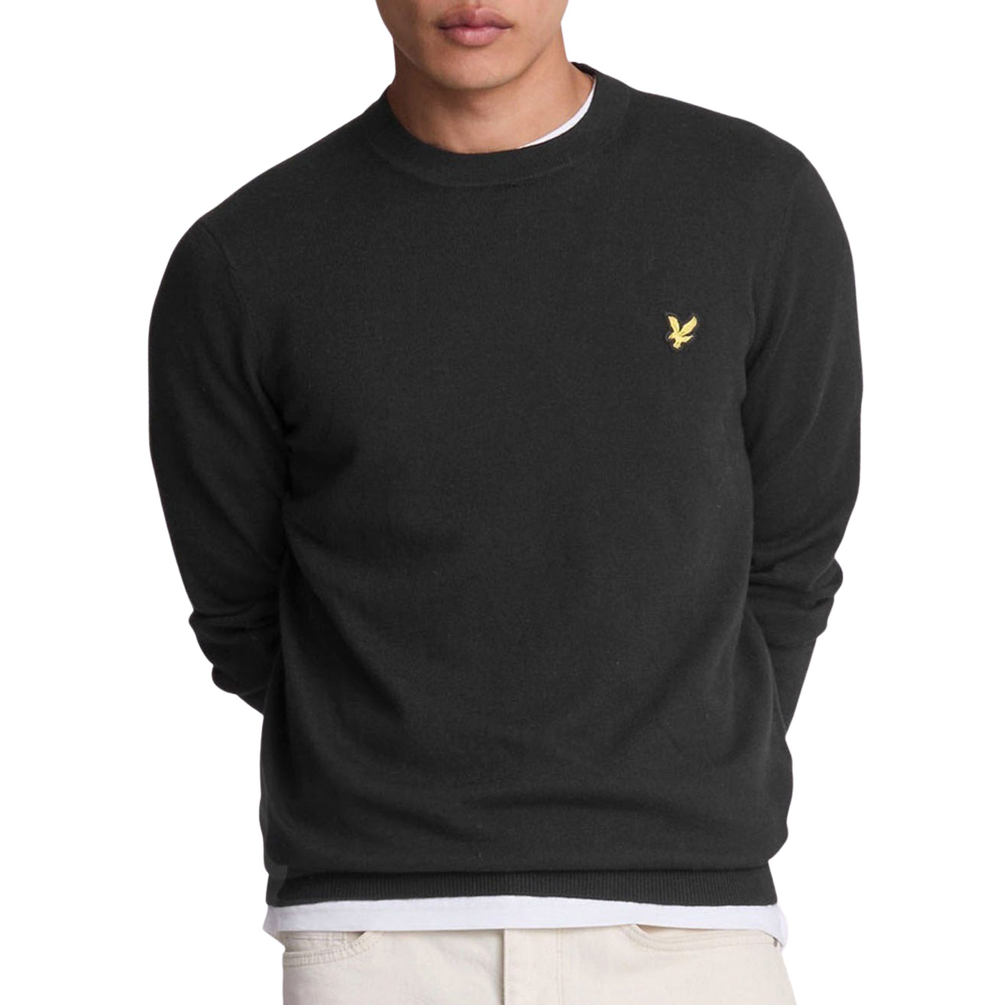 Lyle & Scott Cotton Merino Crewneck Sweater Heren