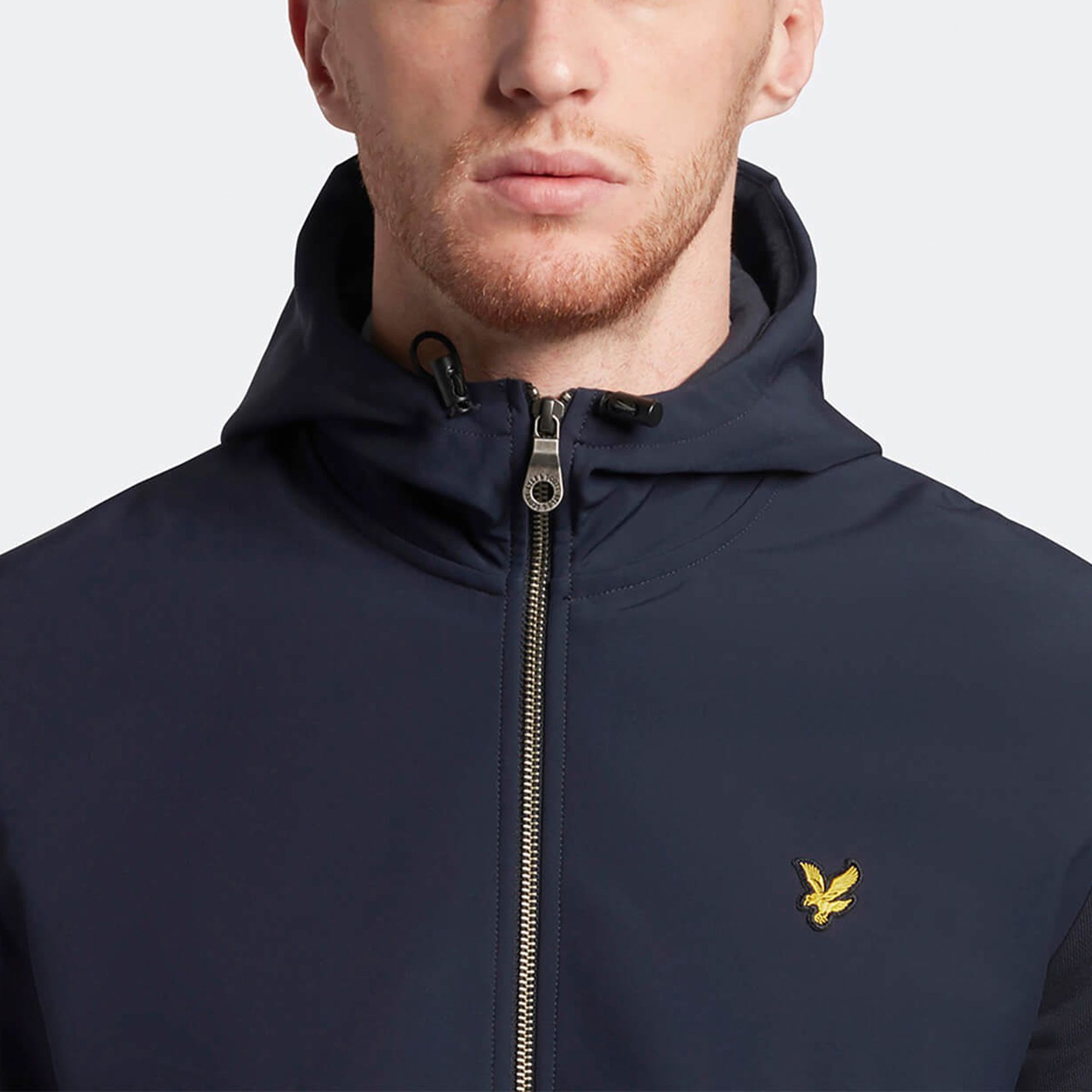 Lyle & Scott Softshell Jersey Zip Hoodie Sweatvest Heren