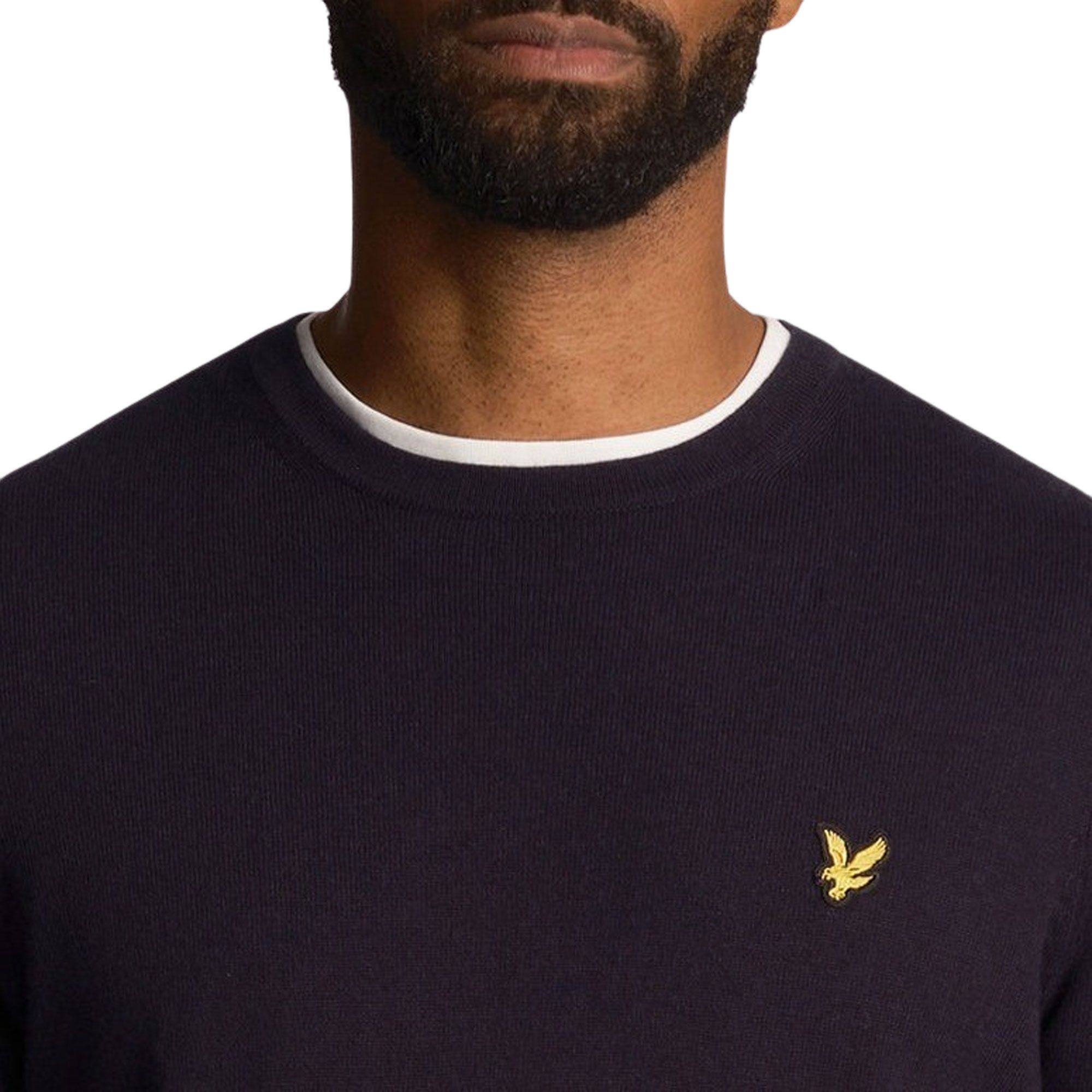 Sweat-shirt Lyle & Scott Cotton Merino Crewneck Jumper