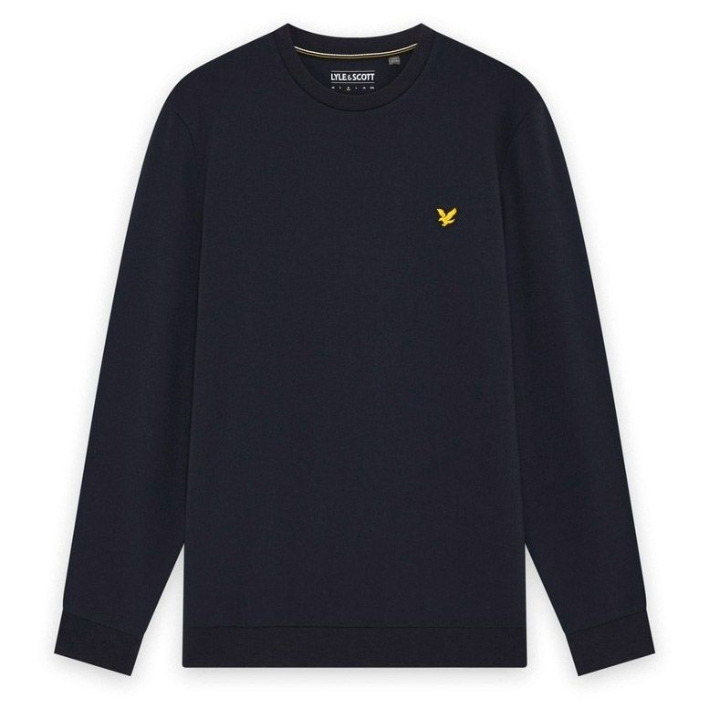 Lyle & Scott Crew Neck Fly Fleece Sweater Heren