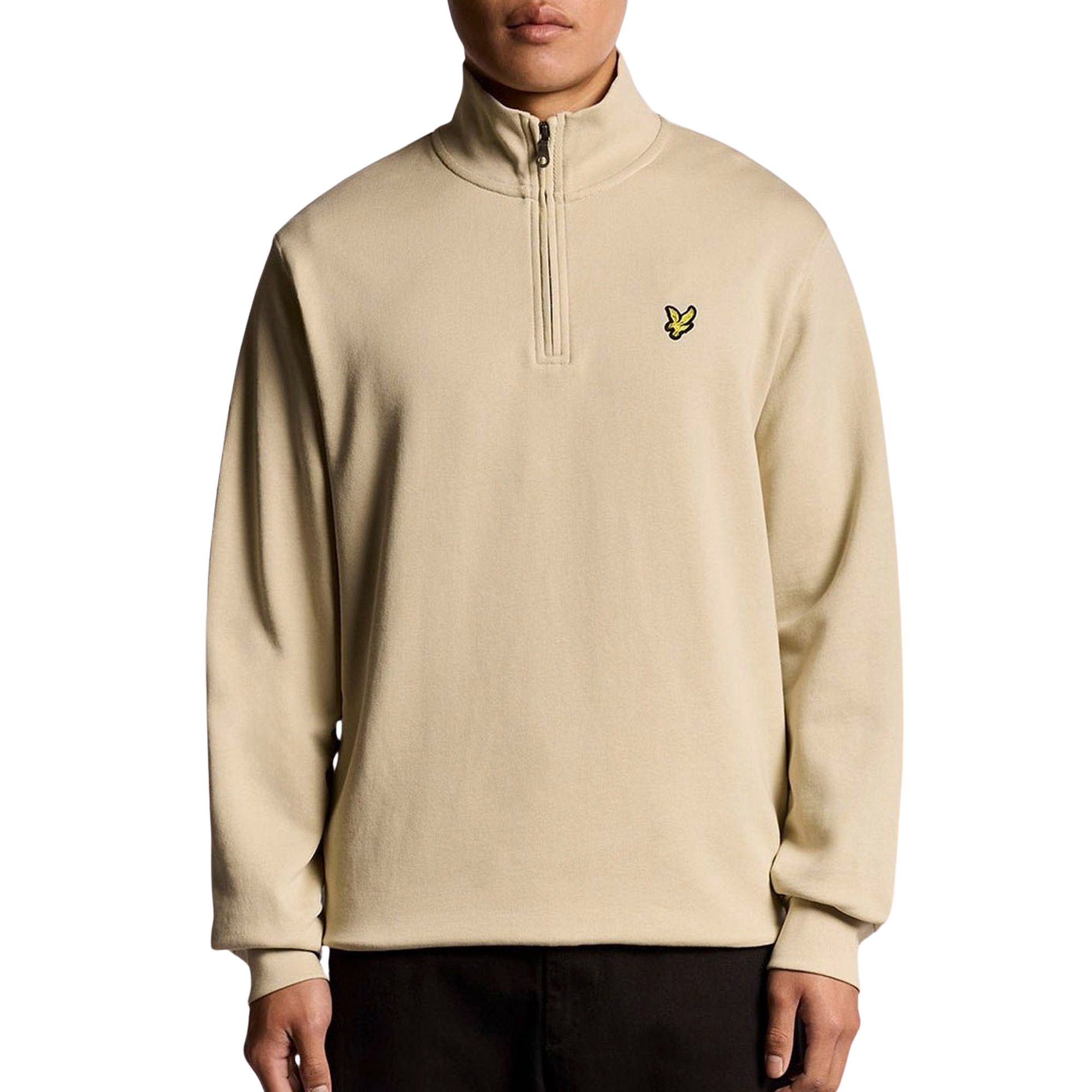 Lyle & Scott Loopback Half Zip Sweater Heren