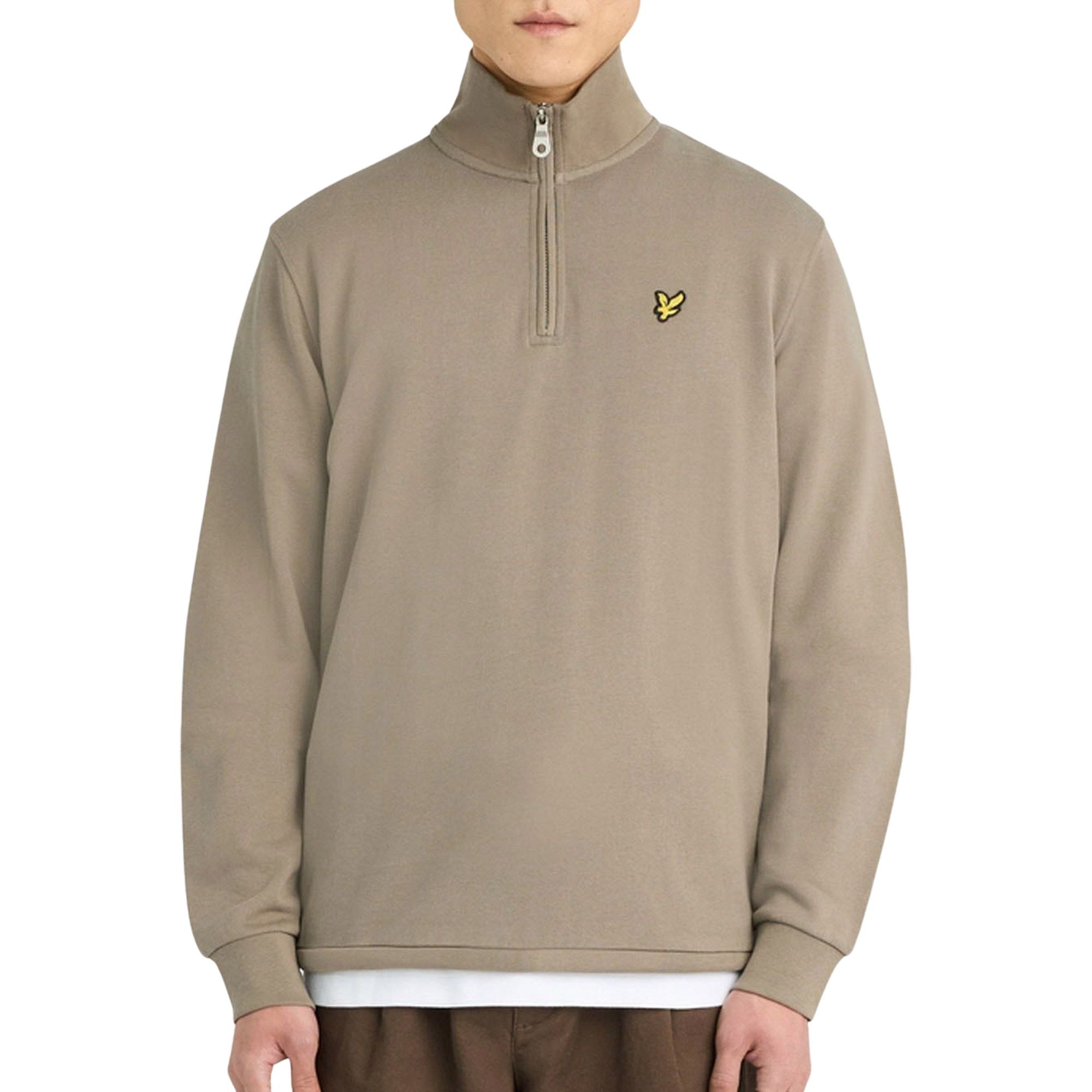 Lyle &amp; Scott Loopback Half Zip Sweater Heren