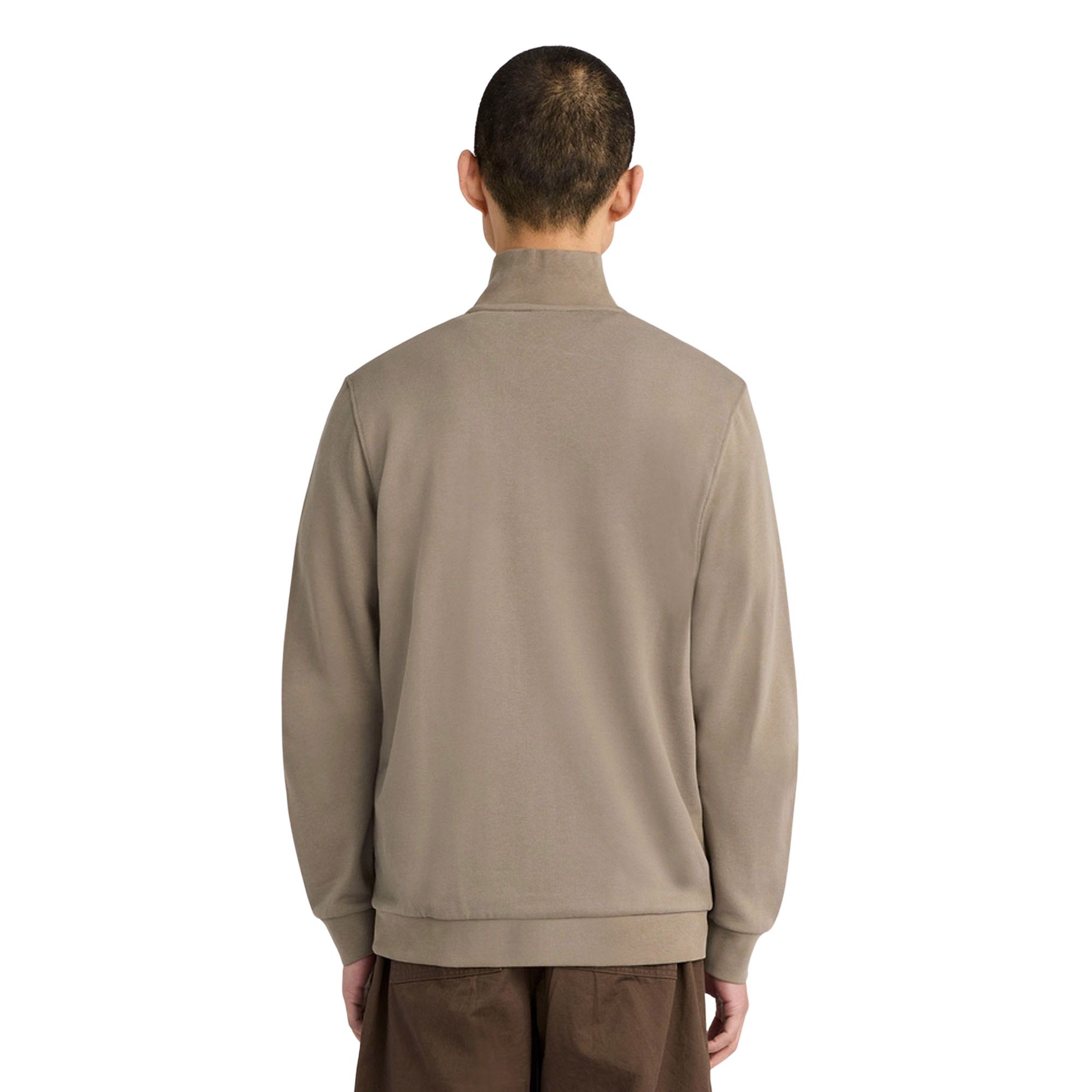Lyle & Scott Loopback Half Zip Sweater Heren