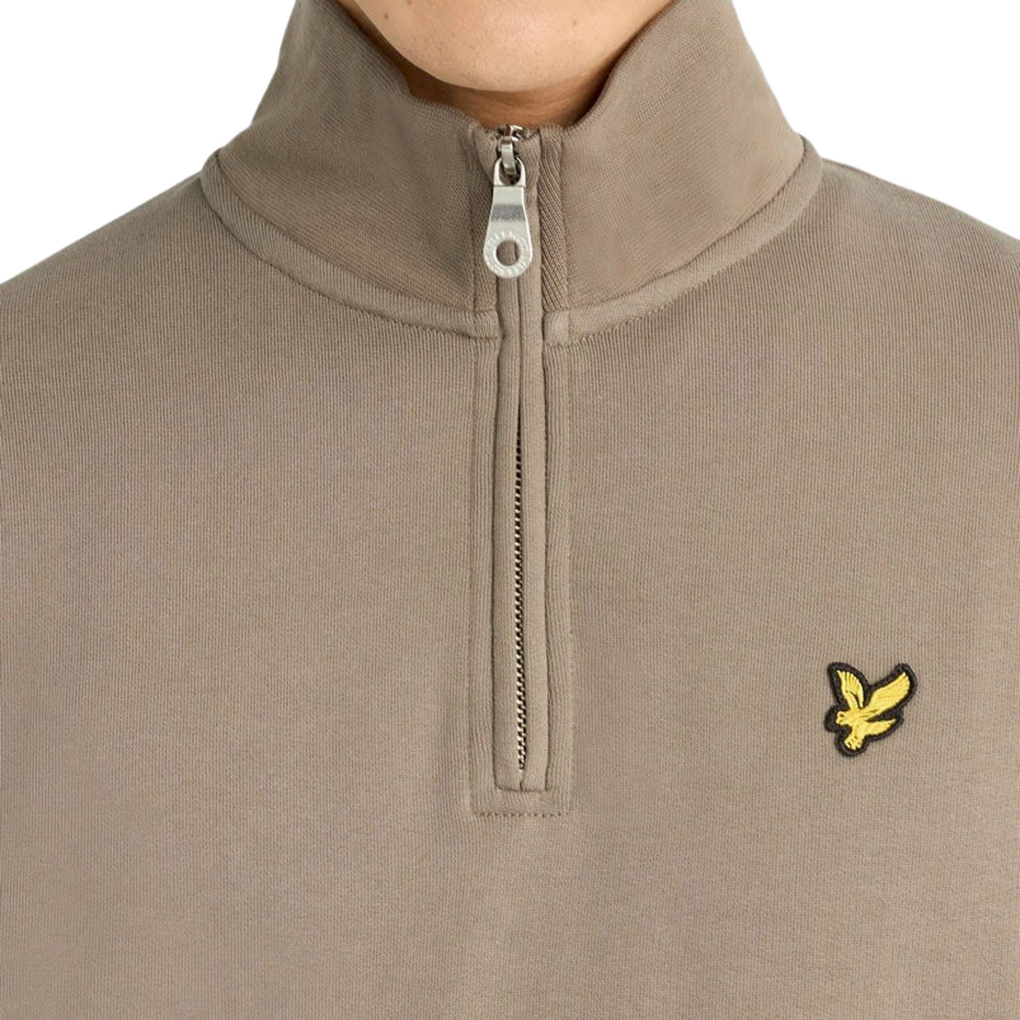 Lyle & Scott Loopback Half Zip Sweater Heren