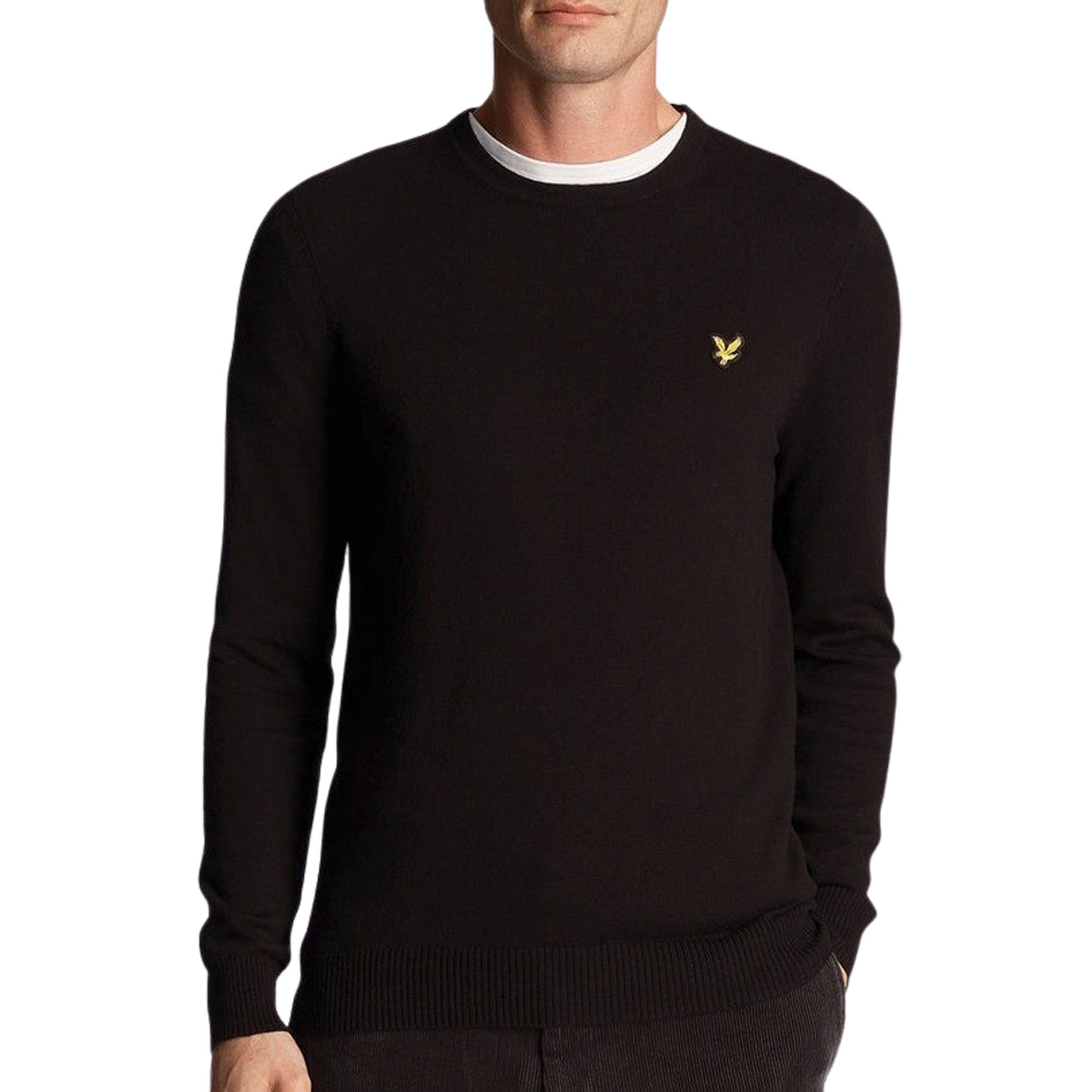 Sweat-shirt Lyle & Scott Cotton Merino Crewneck Jumper
