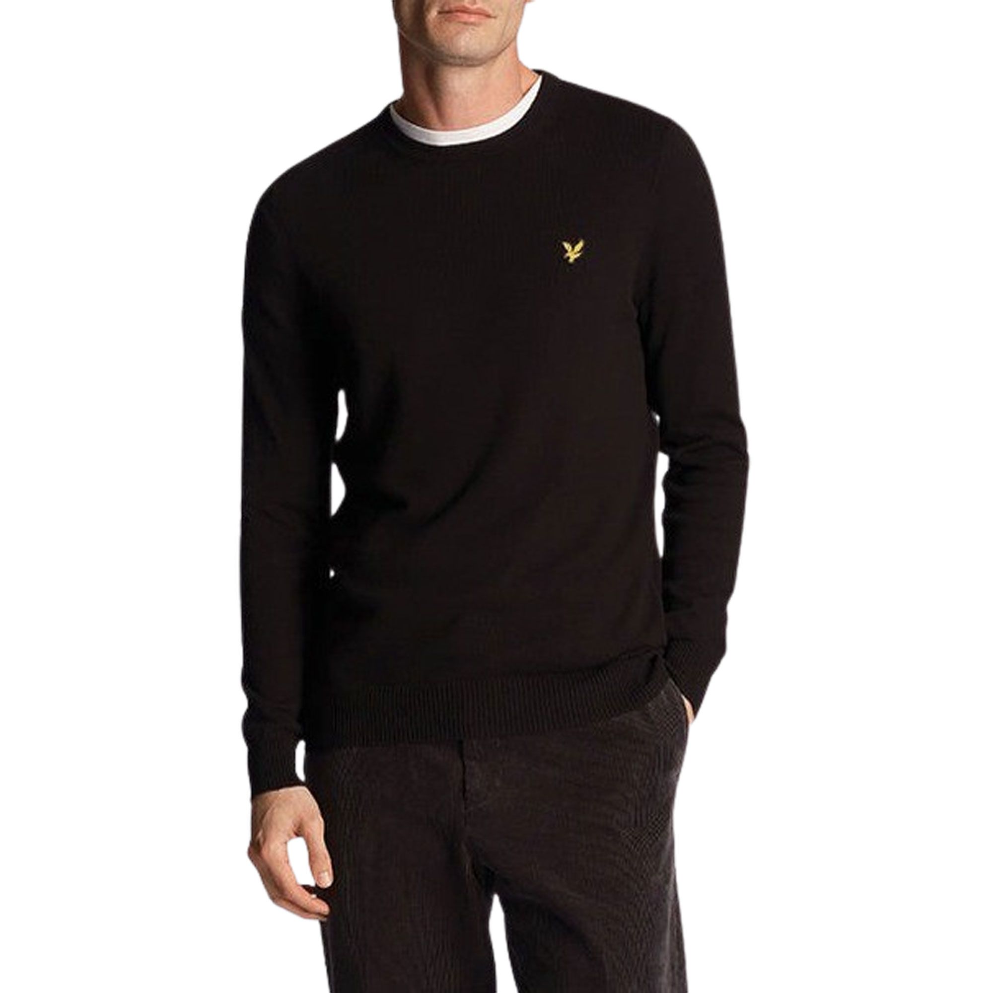 Sweat-shirt Lyle & Scott Cotton Merino Crewneck Jumper