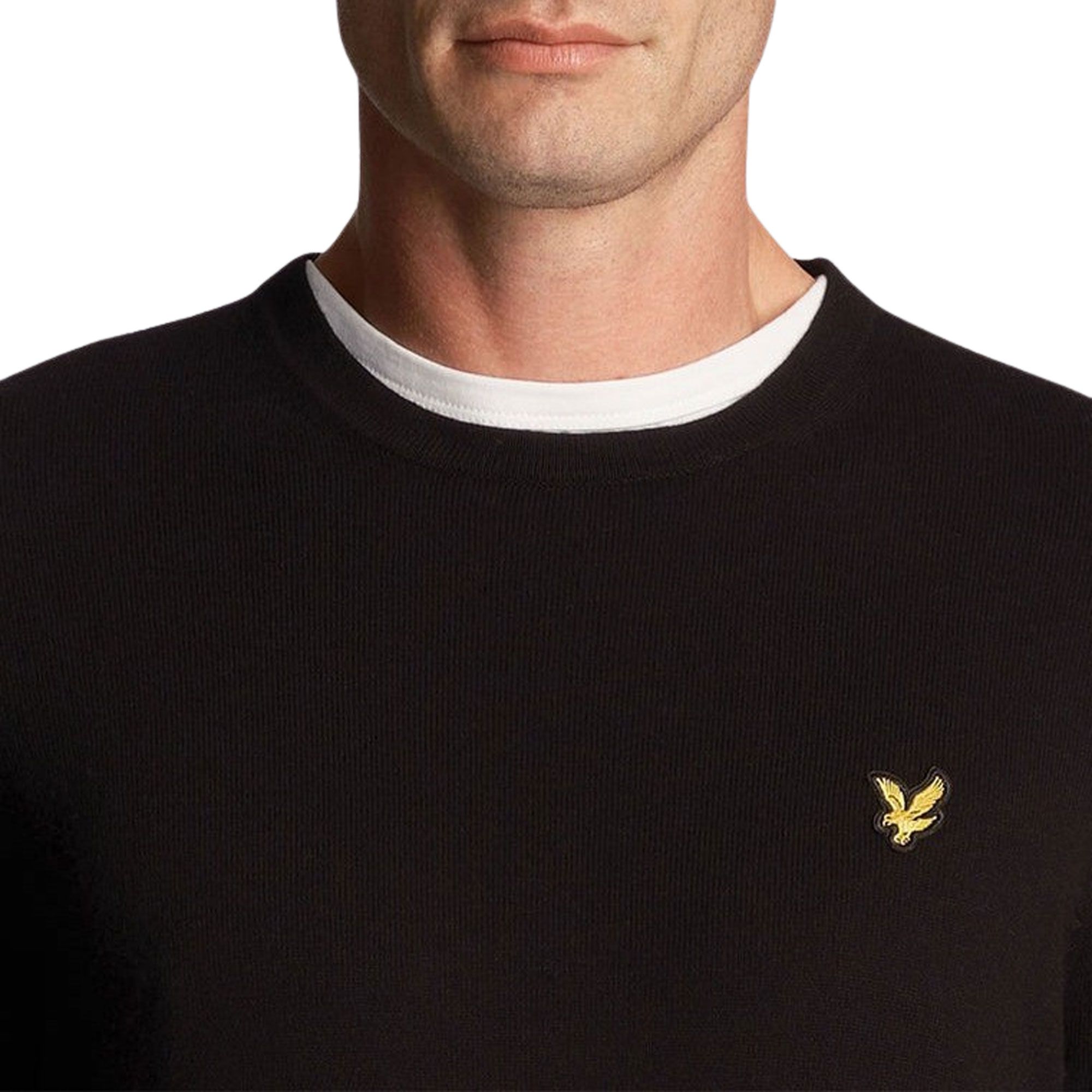 Sweat-shirt Lyle & Scott Cotton Merino Crewneck Jumper