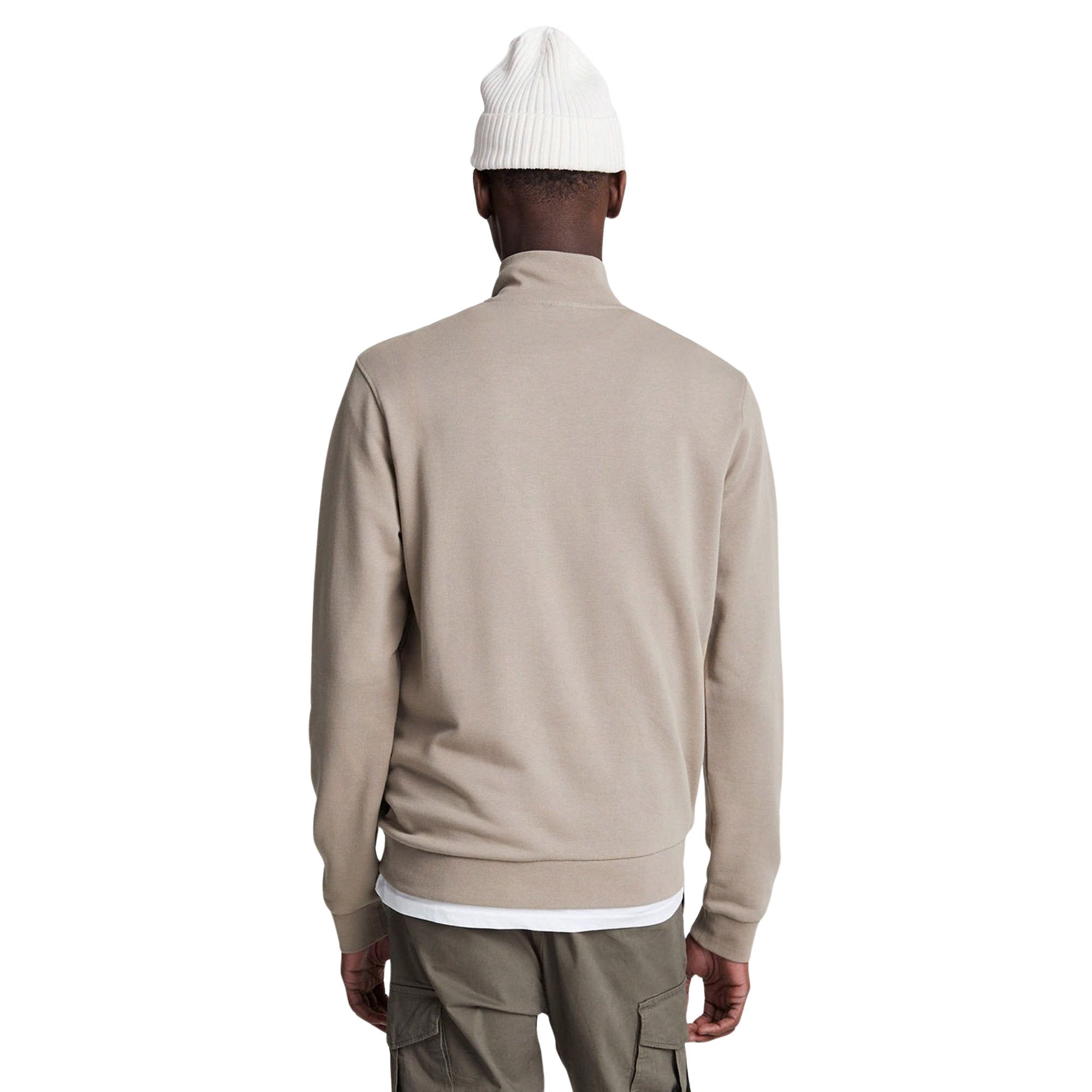 Lyle & Scott Cotton Merino 1/4 Zip Sweater Heren