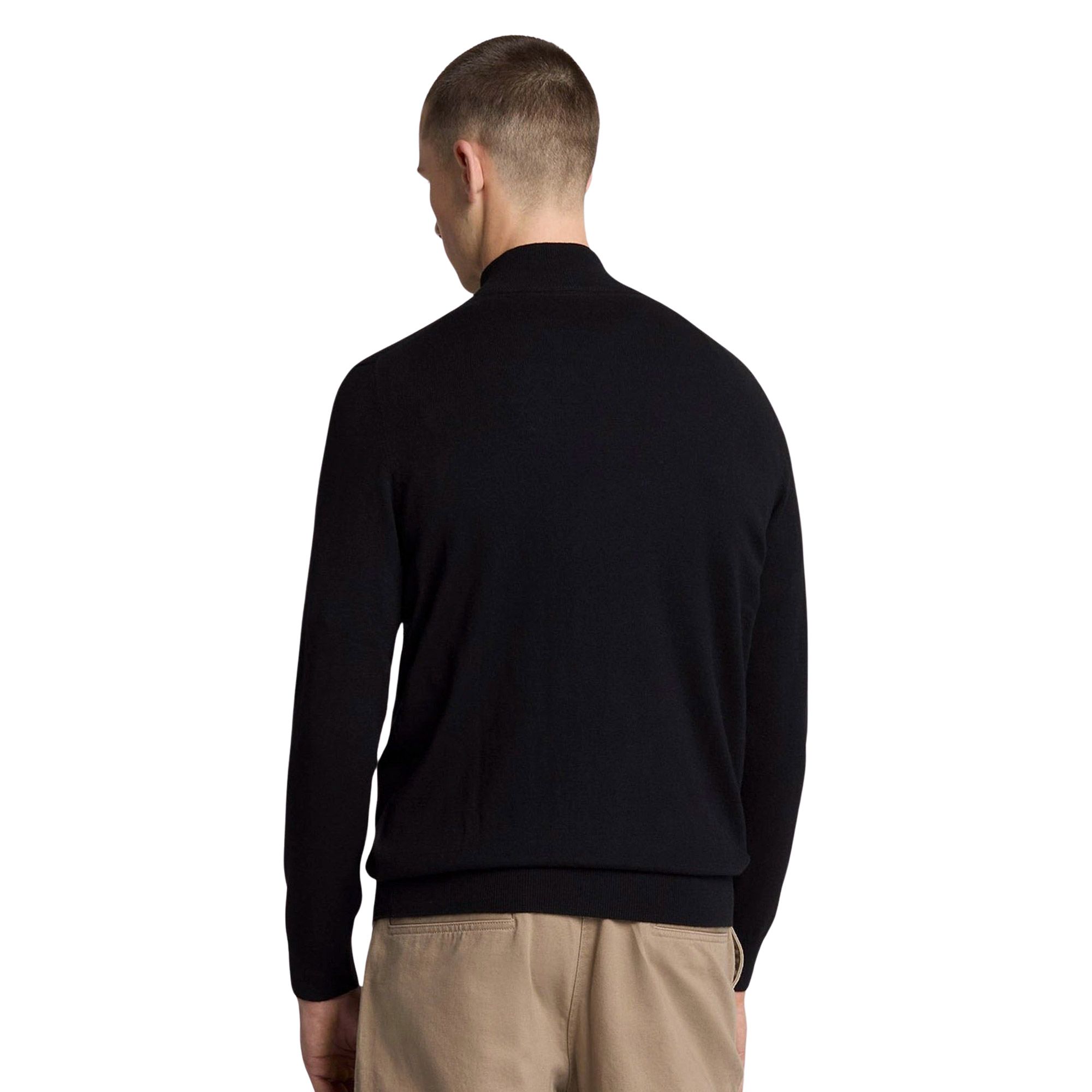 Pull Lyle & Scott Cotton Merino 1/4 Zip Hommes