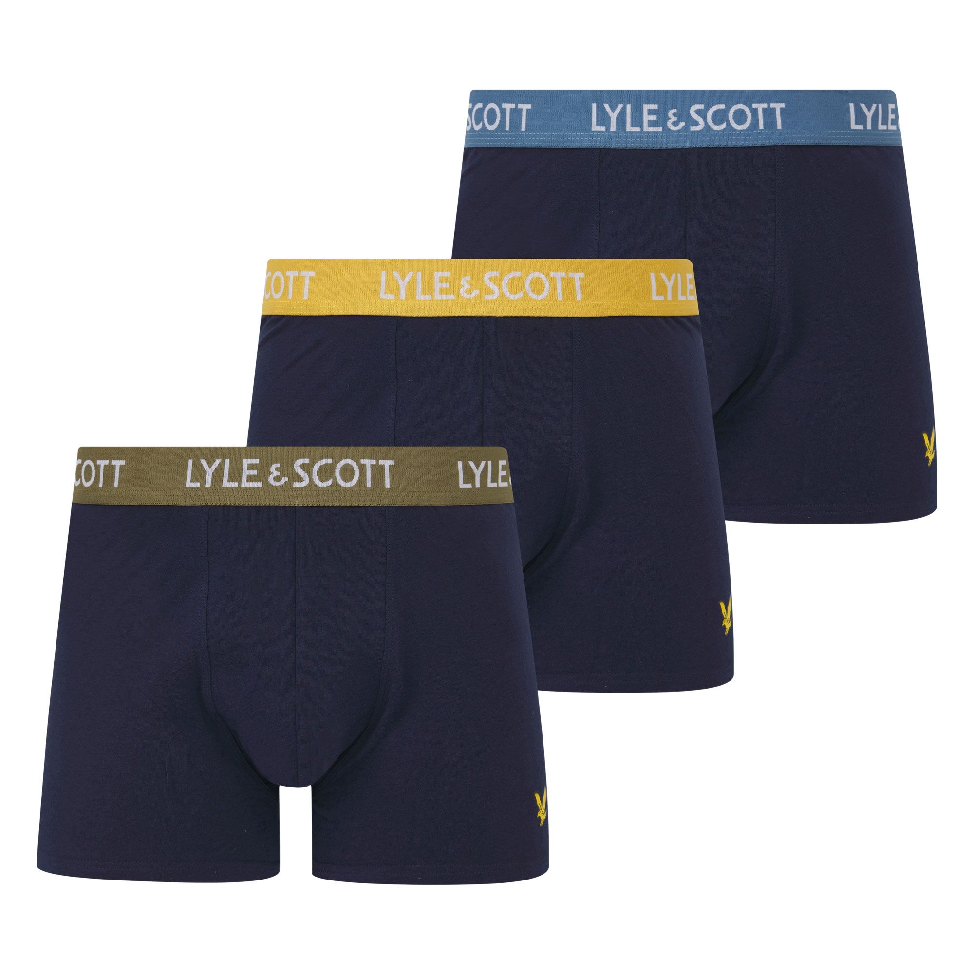Lyle & Scott Basic Core Trunk Boxershorts Heren (3-pack)