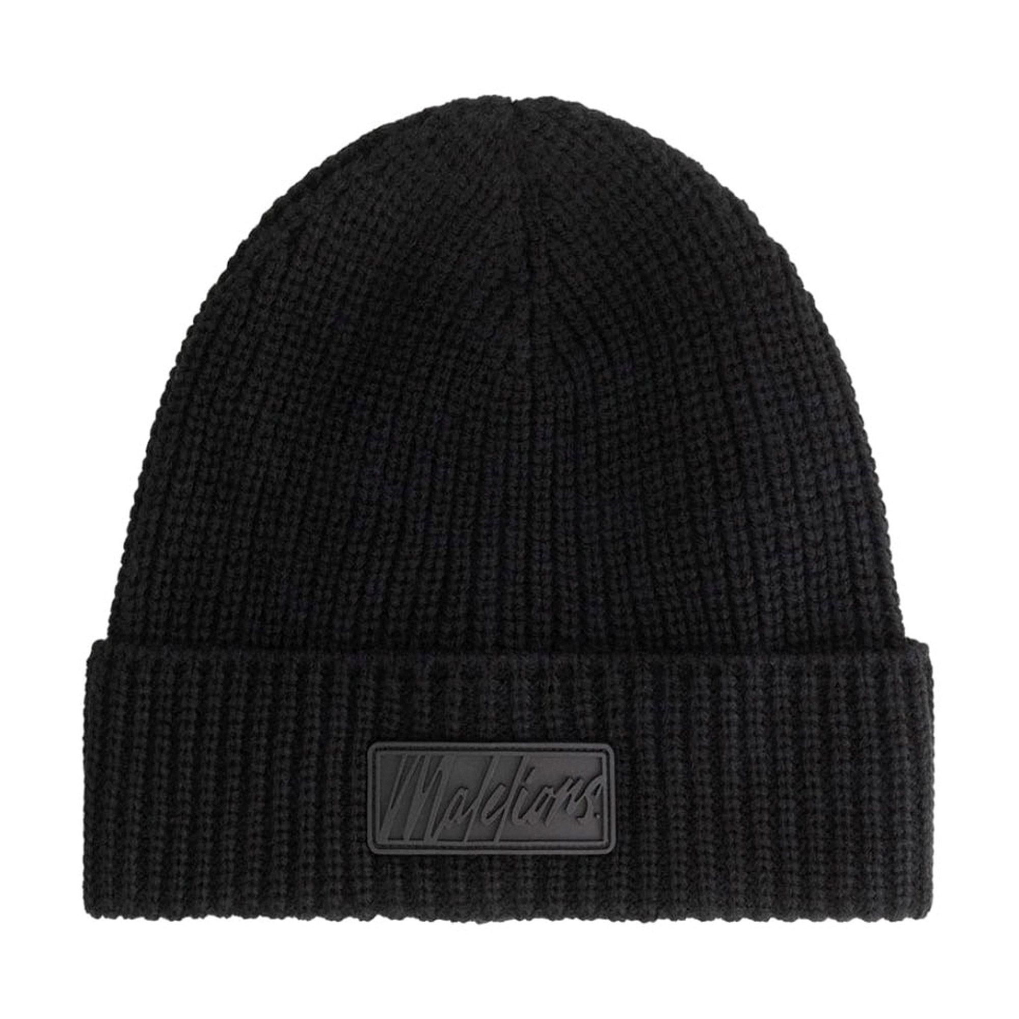 Malelions Ribbed Beanie en Sjaal Set Heren